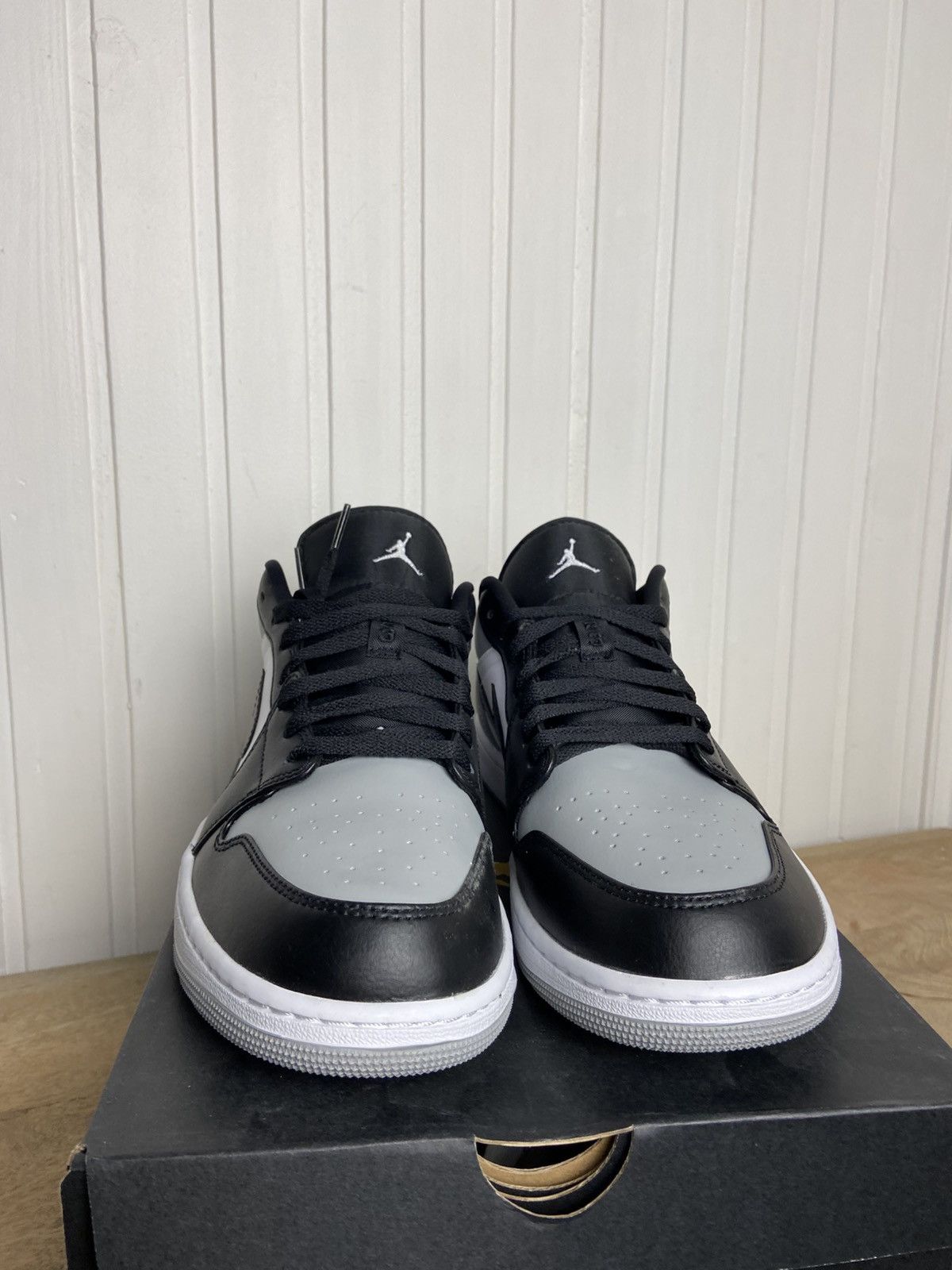 Jordan Brand New Jordan 1 Low Shadow Toe Grey Authentic Size 12US Size US 12 / EU 45 - 3 Thumbnail