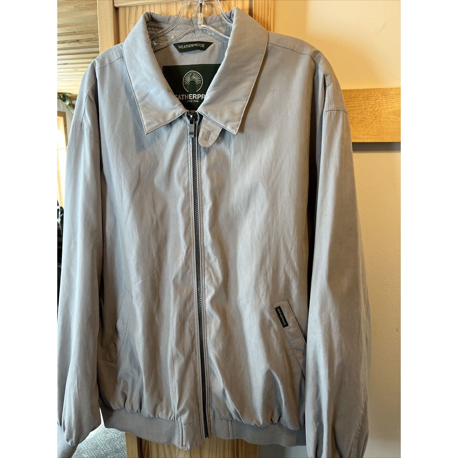 Weatherproof Weatherproof Men’s XL Gray Zip Cotton Polyester Nylon Jacket Size US XL / EU 56 / 4 - 9 Thumbnail