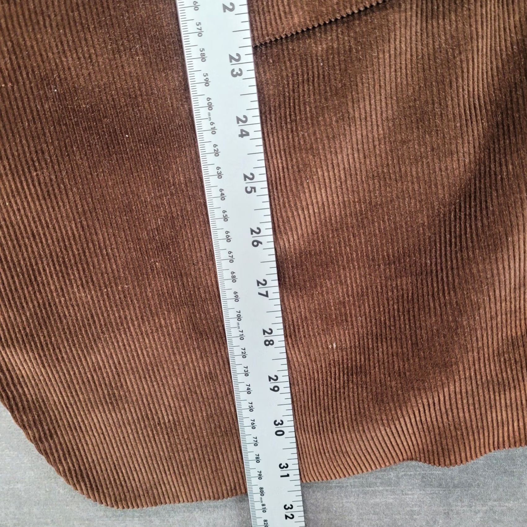Vintage VINTAGE Saddlebred Blazer Jacket Brown Corduroy Two Button Notch Lapel Sport Coat Mens 46 Size 46R - 5 Thumbnail