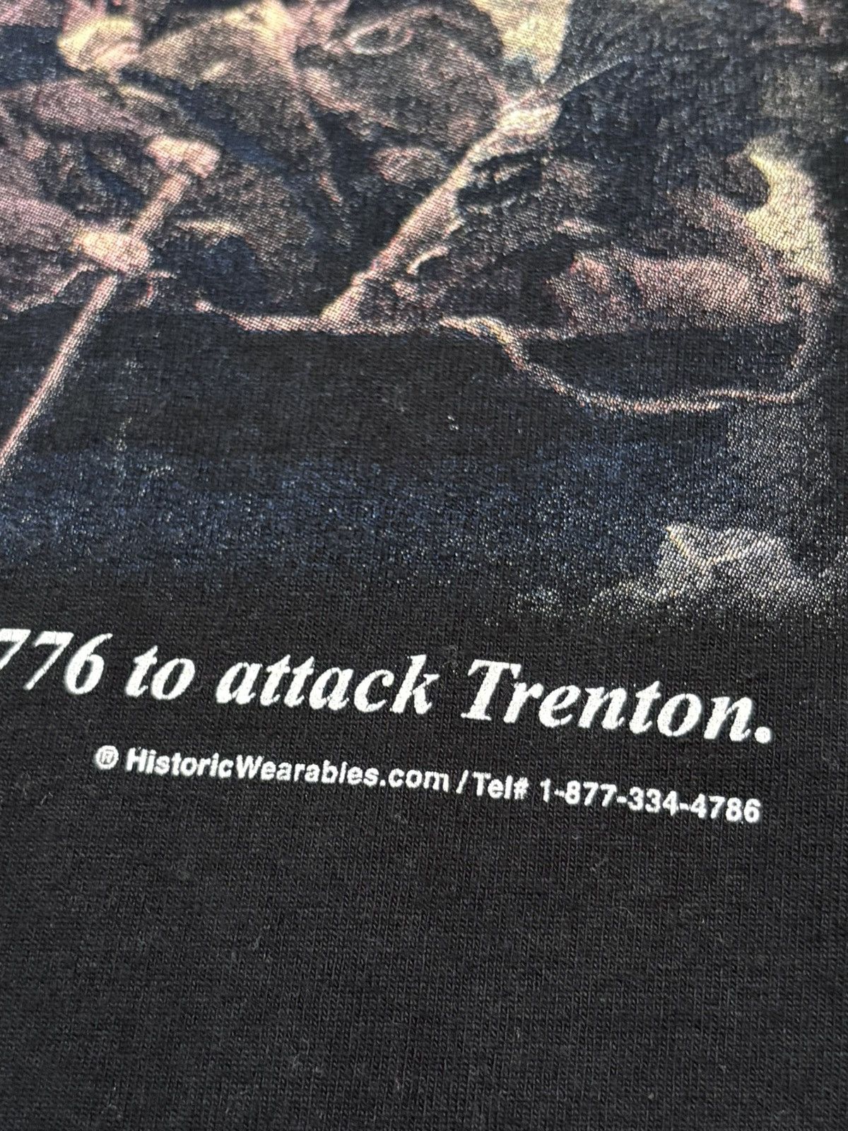 Vintage 90s Washington Crossing Delaware Vintage World War II Tee Size US L / EU 52-54 / 3 - 5 Thumbnail