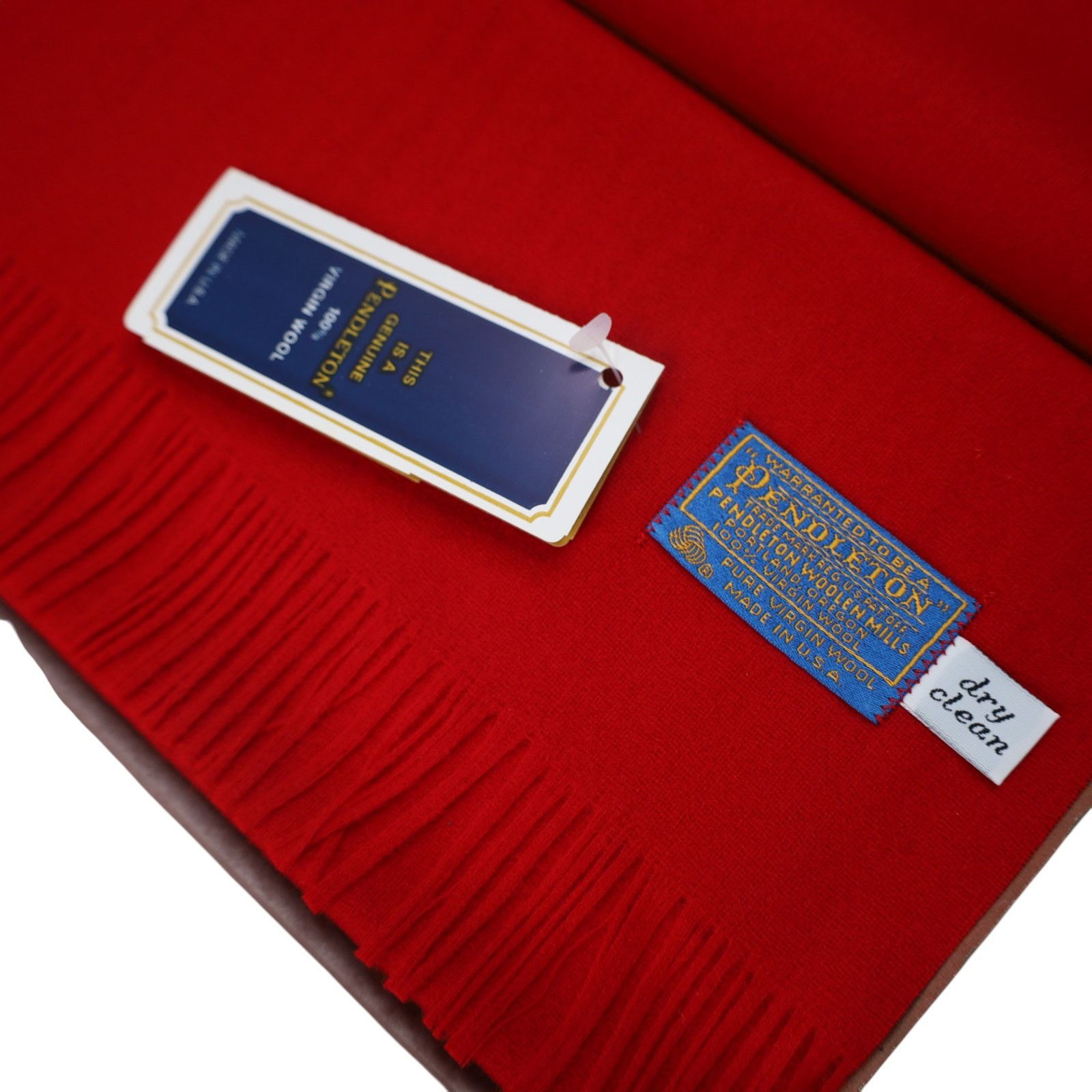 Pendleton × Vintage NWT True Vintage Pendleton "Oregon" Embroidered Wool Scarf Size ONE SIZE - 3 Thumbnail