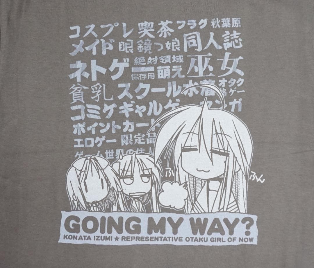 Anime 初期 00‘s 新品 COSPA ”らきすた“ Tシャツ アニメ ビンテージ Size US M / EU 48-50 / 2 - 2 Thumbnail