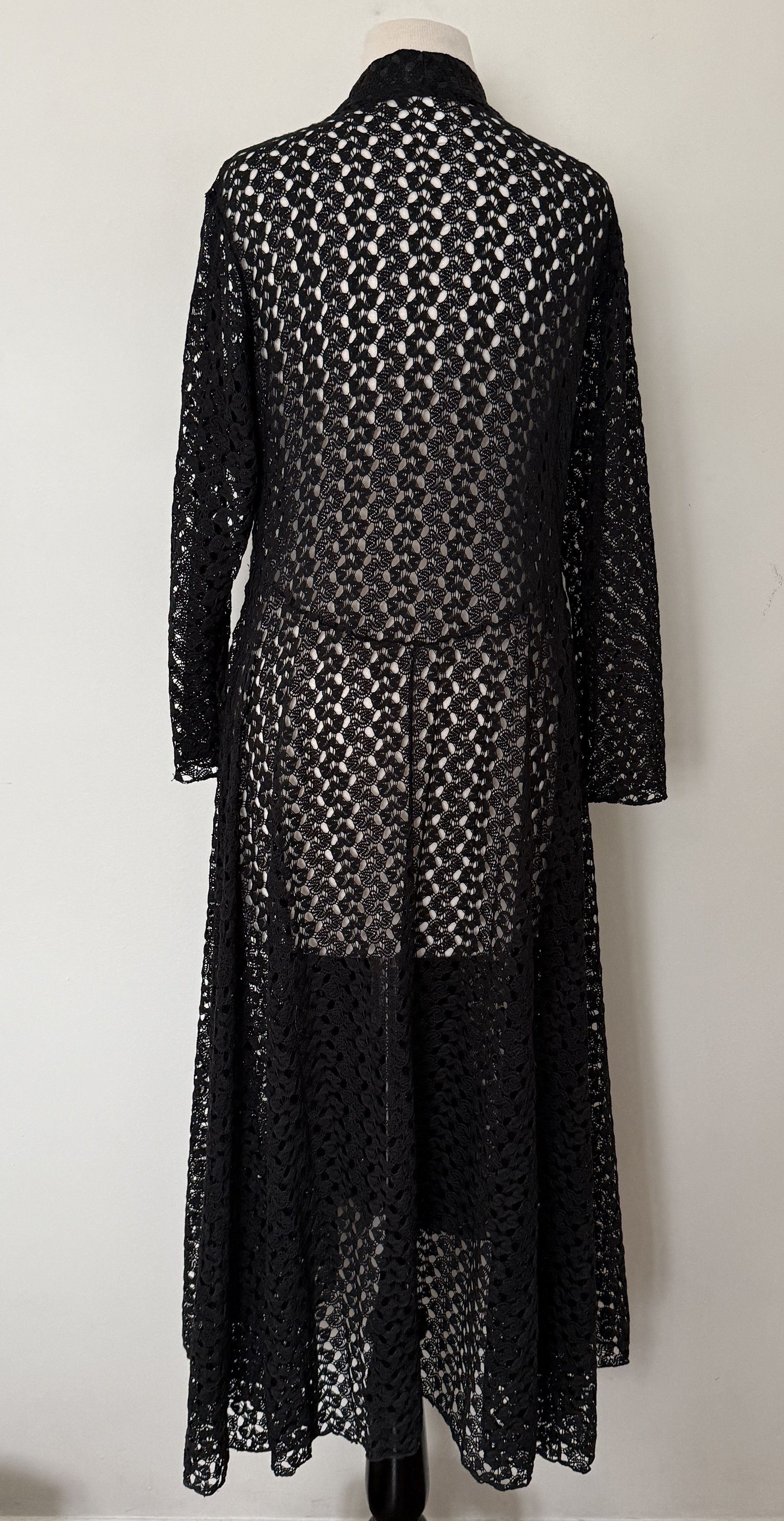 Other Isabel Palucci Crochet Duster Cardigan Romantic Witchcore Size M / US 6-8 / IT 42-44 - 4 Thumbnail