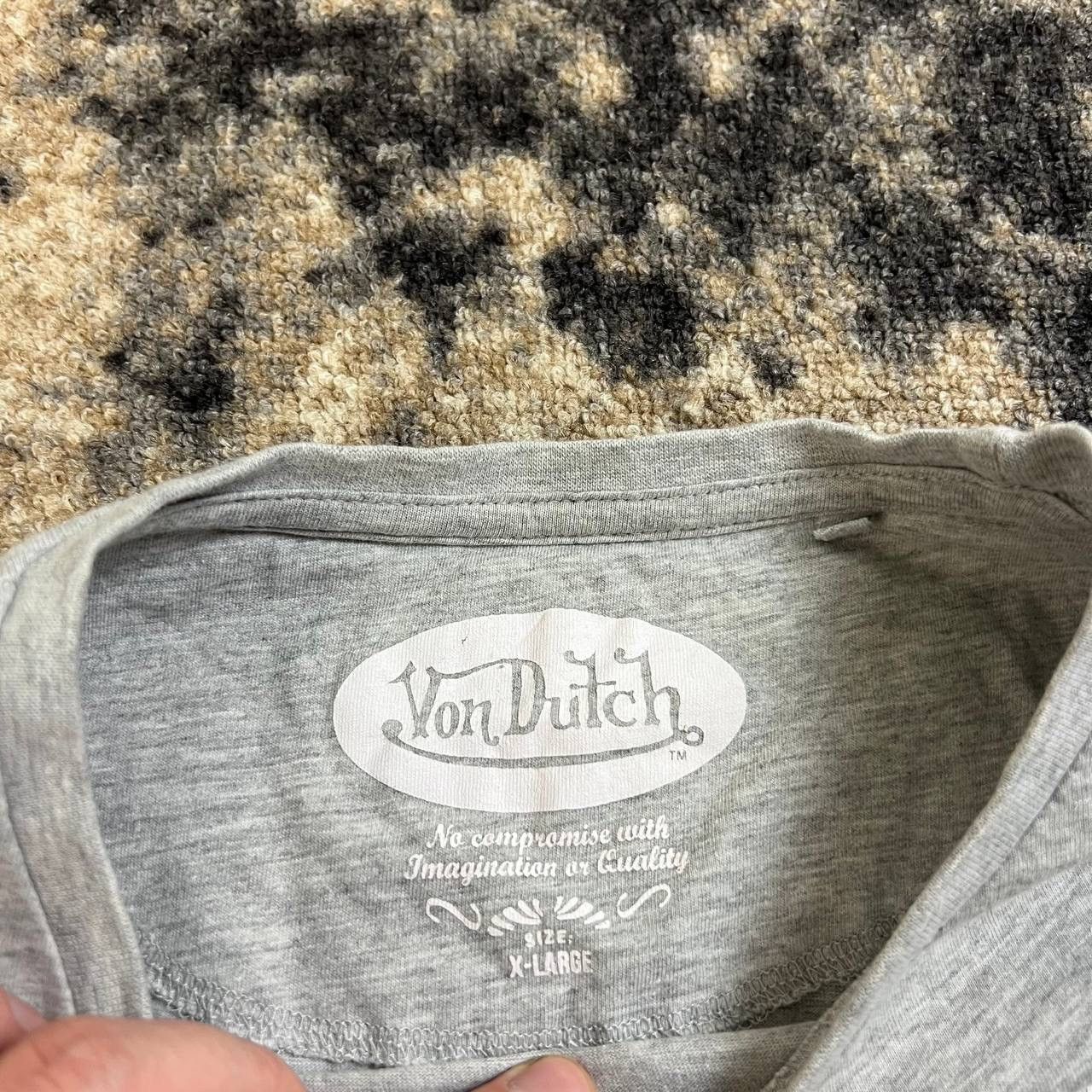 Von Dutch Von Dutch Mini Logo Vintage Japanese T-Shirt 1TS43 Size US XL / EU 56 / 4 - 4 Thumbnail