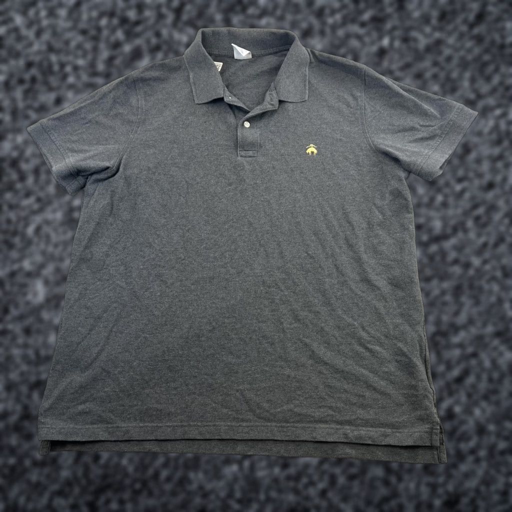 Brooks Brothers Brooks Brothers Polo Shirt Mens XL Gray Performance Slim Fit Cotton Shirt Size US XL / EU 56 / 4 - 1 Thumbnail