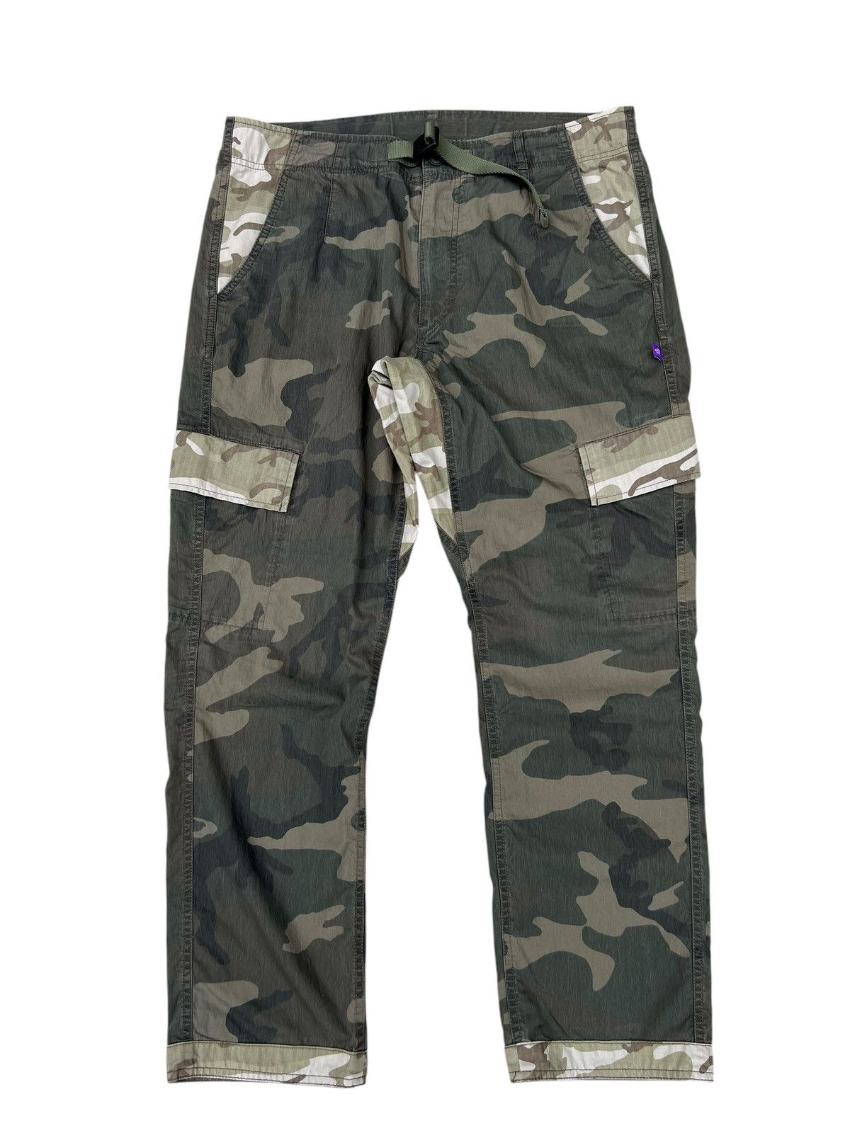Nanamica × The North Face Purple Label TNF Purple Label Camouflage Cargo Trouser Pant Cropped Size US 33 - 1 Thumbnail