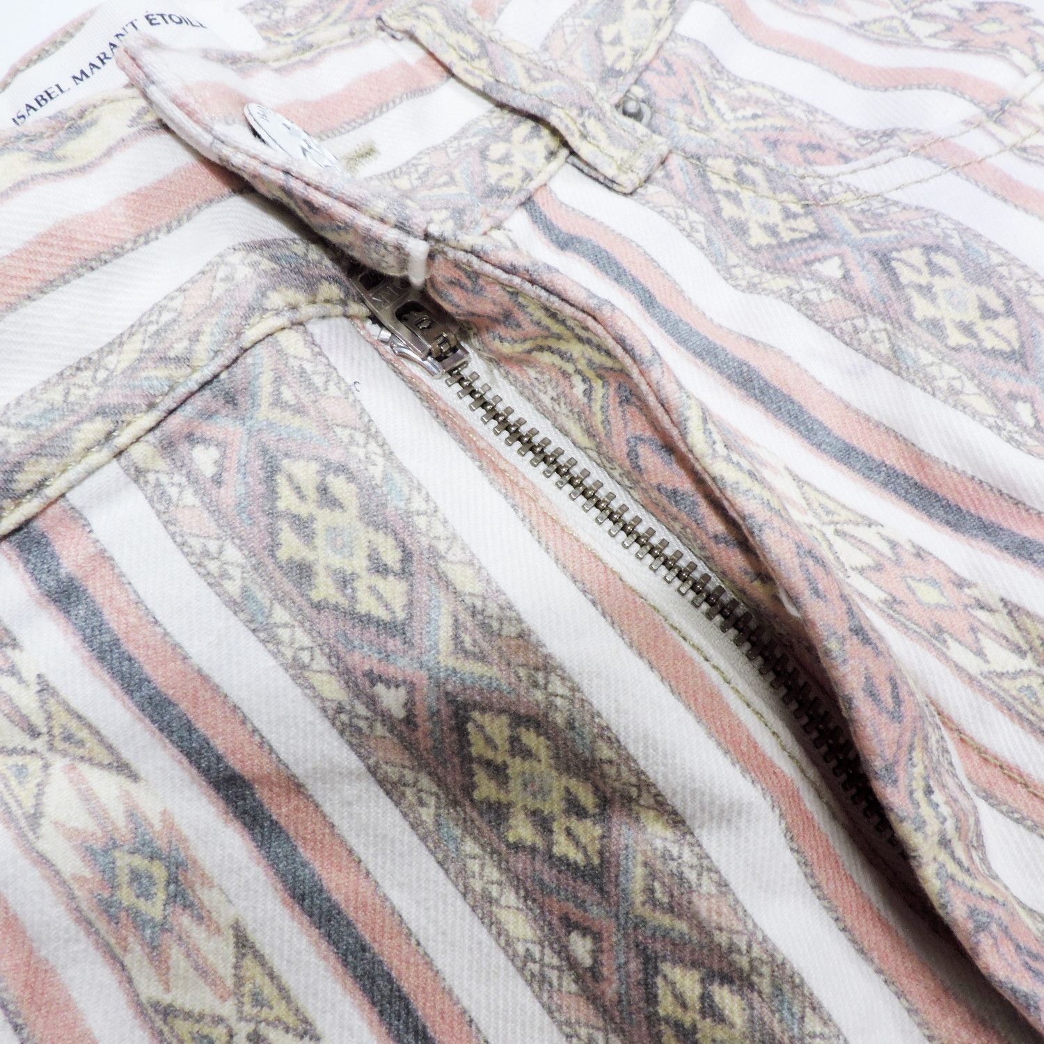 Isabel Marant ISABEL MARANT ÉTOILE ETHNIC BOHO STRIPED PATTERN LONG PANTS Size 27" / US 4 / IT 40 - 11 Thumbnail