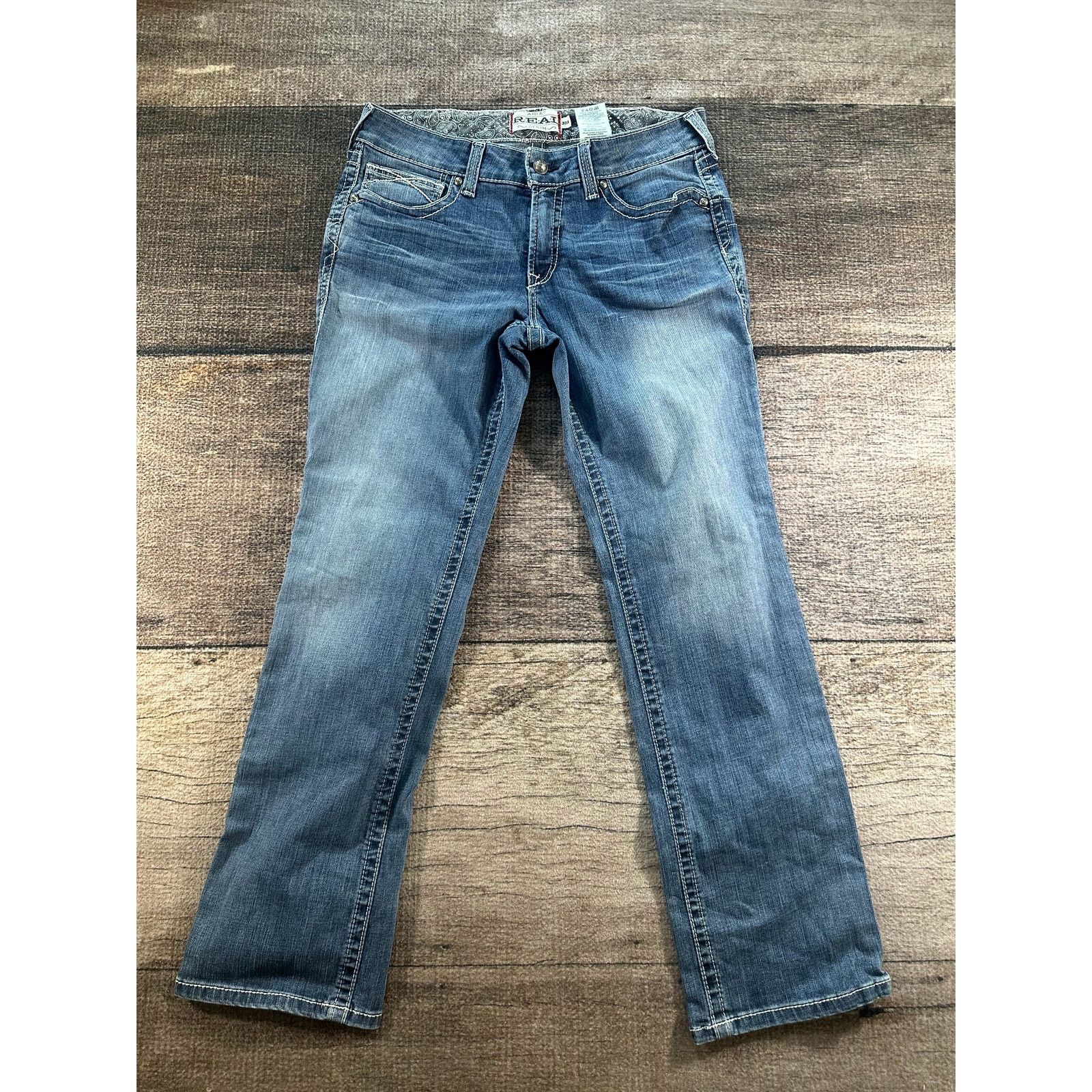 Ariat Ariat REAL Performance Stretch Straight Leg Jeans 32x32 Size 32" / US 10 / IT 46 - 1 Thumbnail