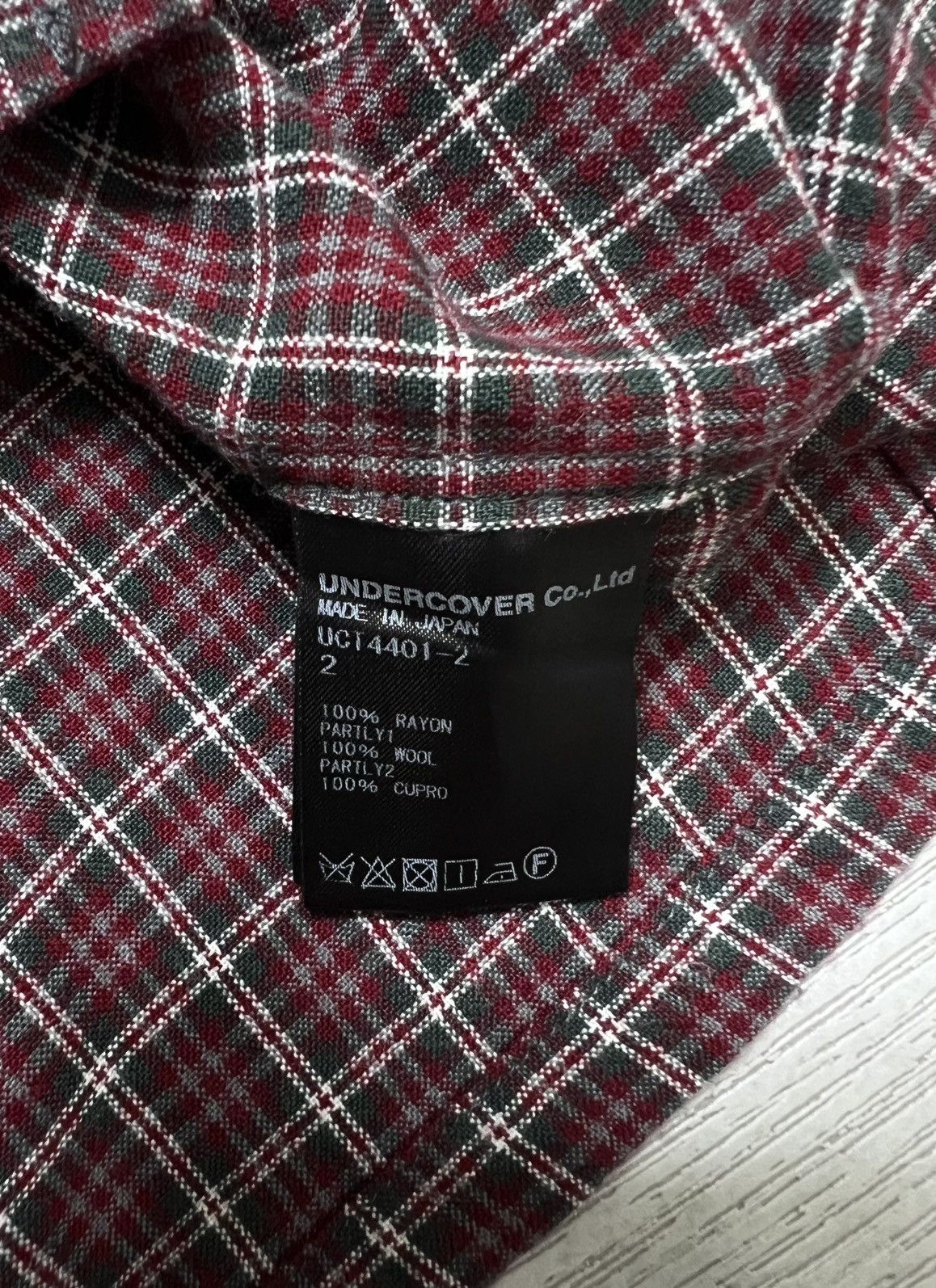 Undercover Undercover - Plaid Check Flannel L/S Shirt Size S / US 4 / IT 40 - 9 Thumbnail