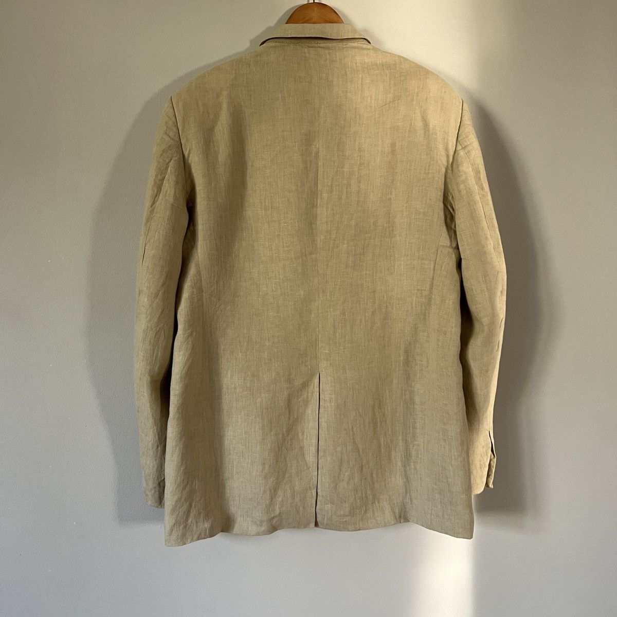 Alexander McQueen Vintage Alexandr Mcqueen Linen Blazer Size 46R - 8 Thumbnail