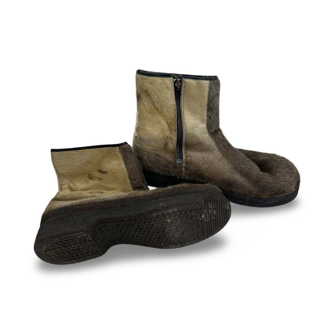 Vintage Luna Eskimod. Natural Fur Boots #43 Size US 9.5 / EU 42-43 - 1 Thumbnail