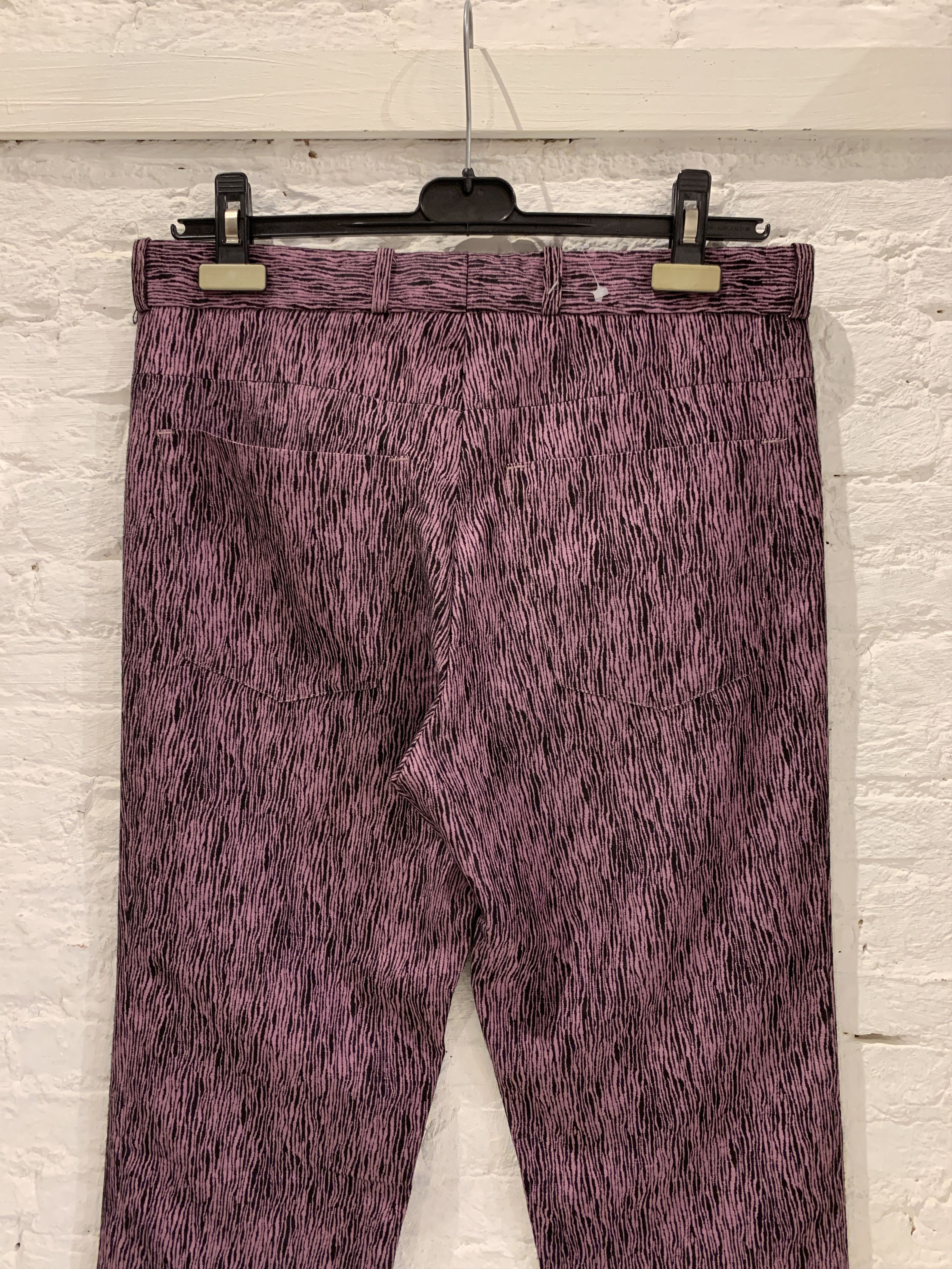 Raf Simons Raf Simons S/S98 Black Palms zebra print trousers show piece Size US 34 / EU 50 - 6 Thumbnail