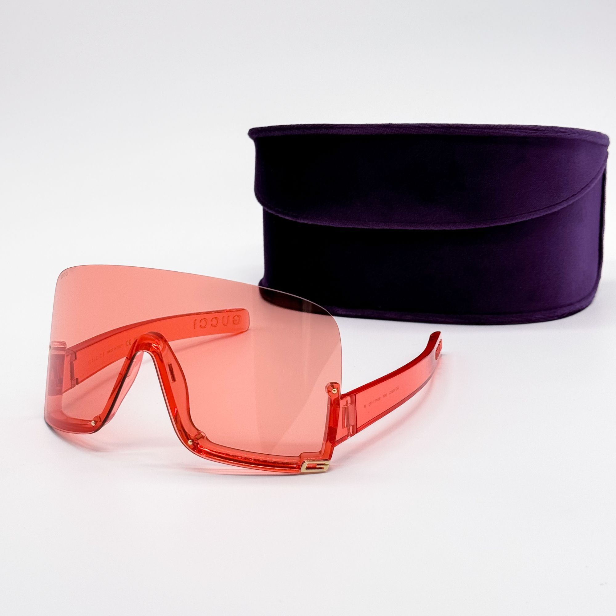 Gucci NEW GUCCI GG1631S 001 RED OVERSIZED WOMEN SUNGLASSES GUCCI Size ONE SIZE - 1 Thumbnail