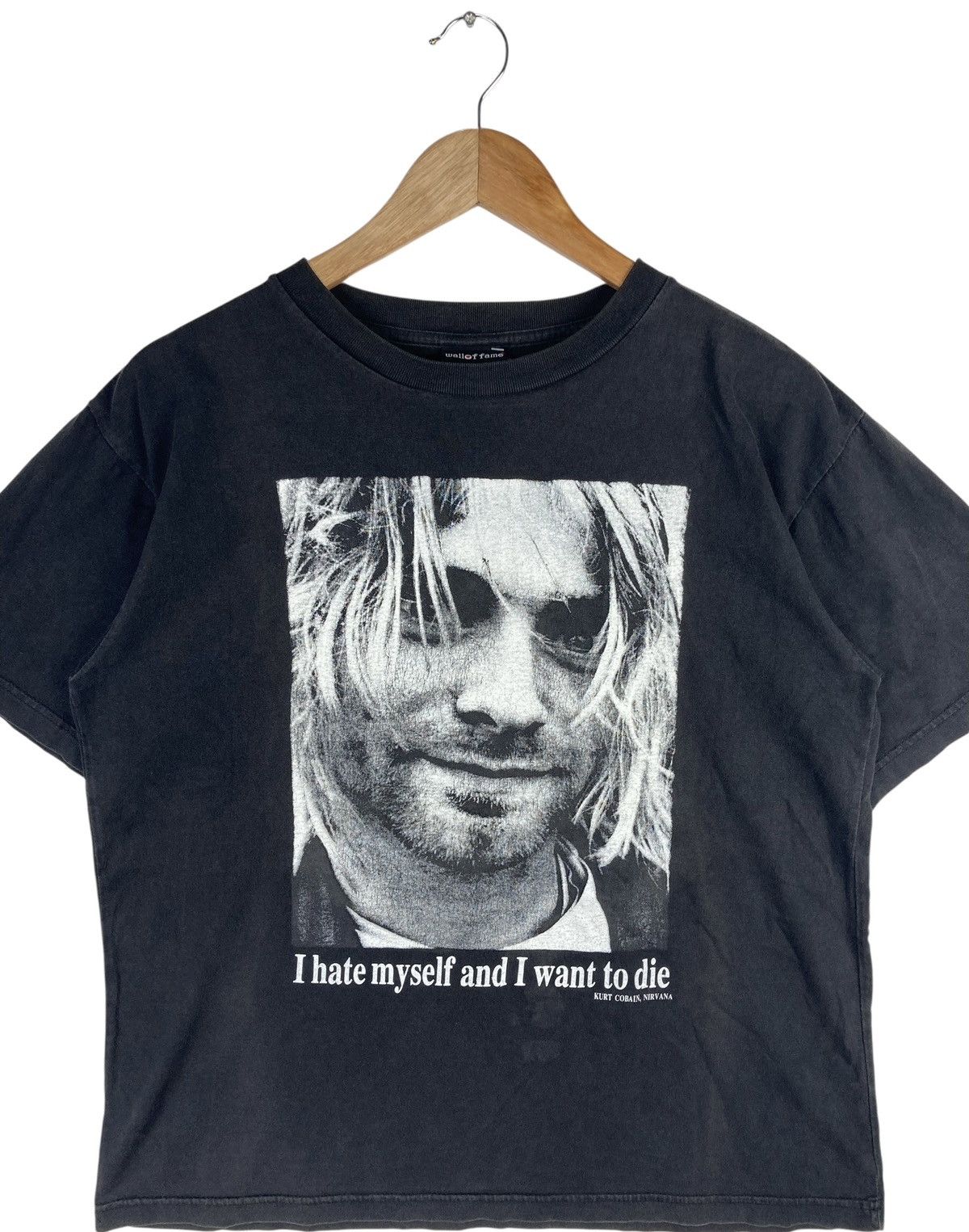 Nirvana Vintage y2k 2000 Nirvana Kurt Cobain Quotes Grunge T-Shirt Size US M / EU 48-50 / 2 - 2 Thumbnail