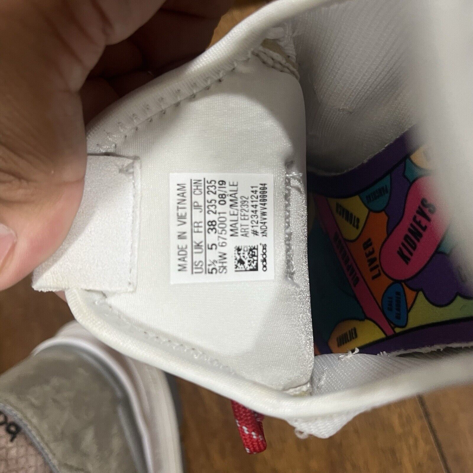 Adidas SZ 5.5, 7 Wmns - adidas HUMAN MADE x Tennis Hu Love Pharell Size US 7 / IT 37 - 7 Thumbnail