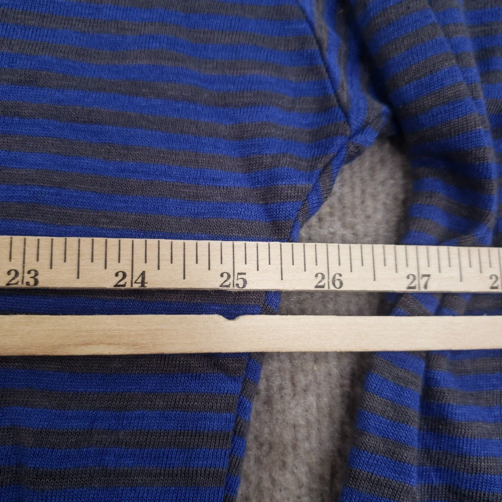 Eileen Fisher Eileen Fisher Linen Pullover Shirt Womens Medium Blue Striped Long Sleeve Casual Size M / US 6-8 / IT 42-44 - 3 Thumbnail