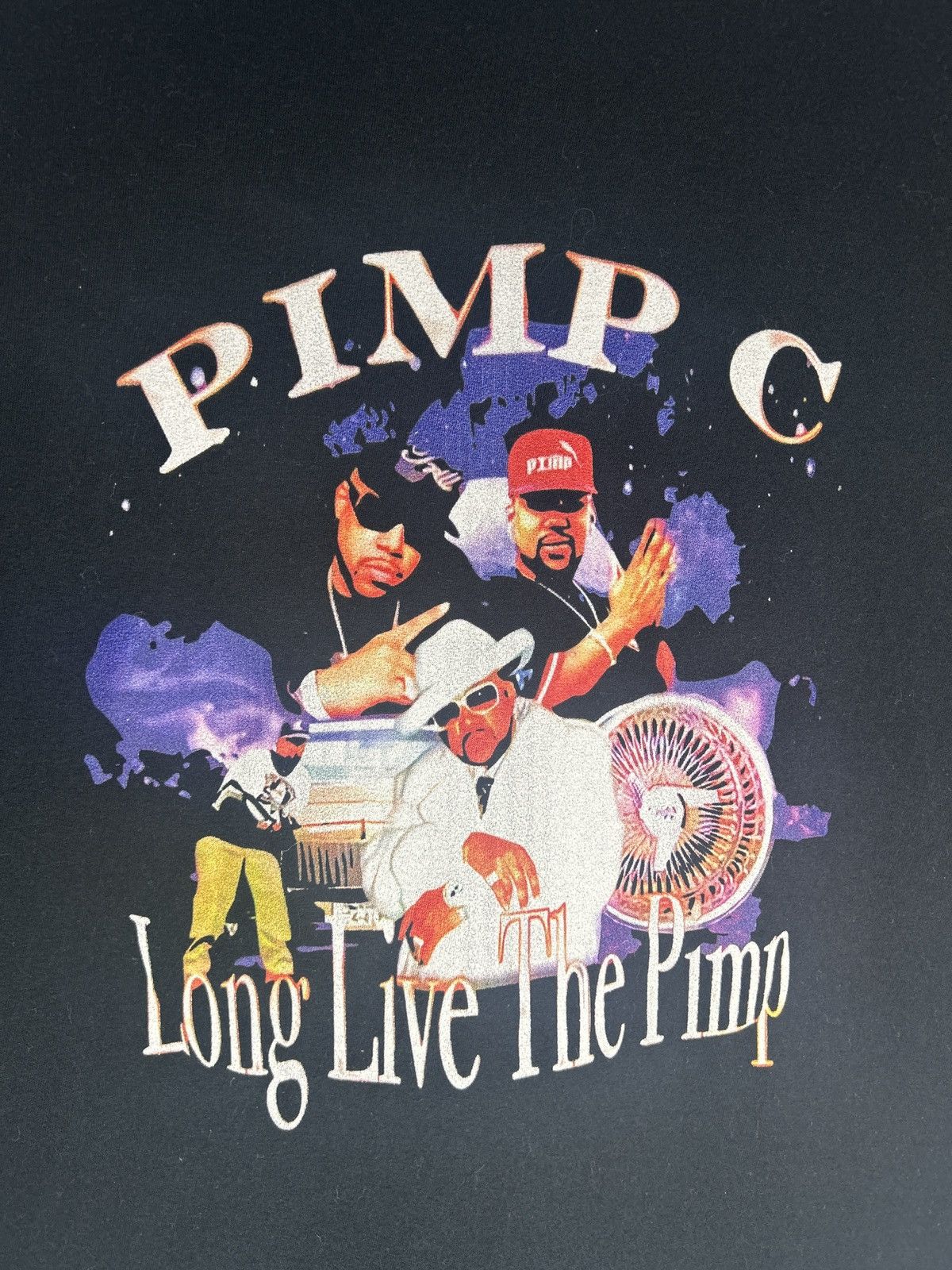 Vintage Pimp C Long Live The Pimp Tee Size US L / EU 52-54 / 3 - 2 Thumbnail