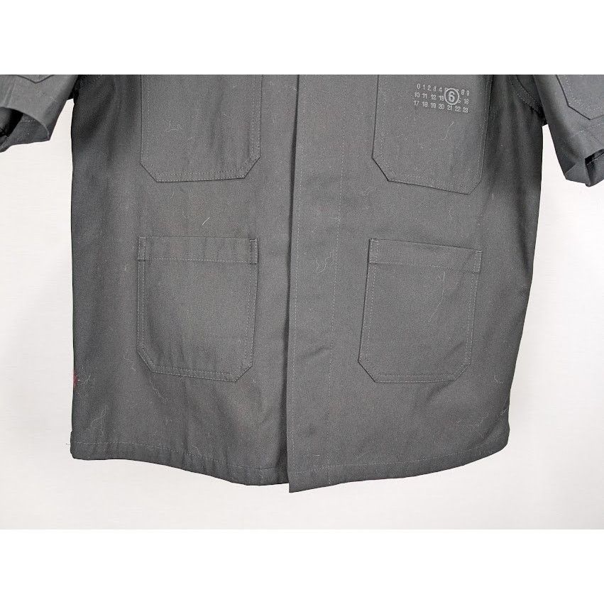 Maison Margiela o1rshd1 Short-sleeved Shirt in Black Size US M / EU 48-50 / 2 - 7 Thumbnail