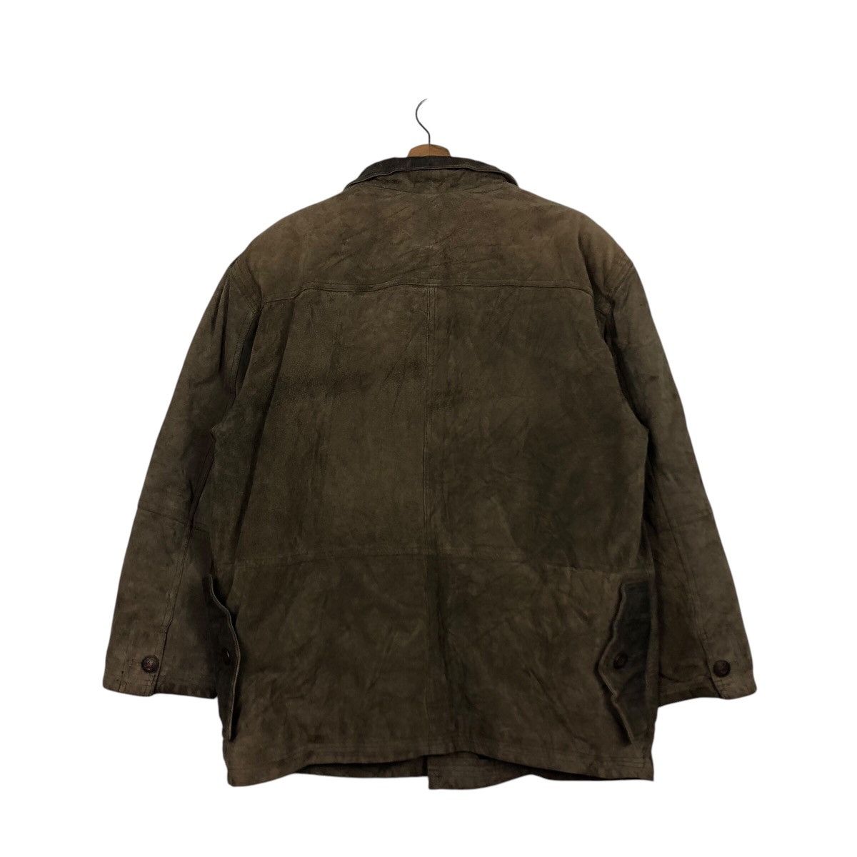 Issey Miyake 📌Vintage Genuine Leather Jacket Flare Blanket Tartan Design Size US M / EU 48-50 / 2 - 9 Thumbnail