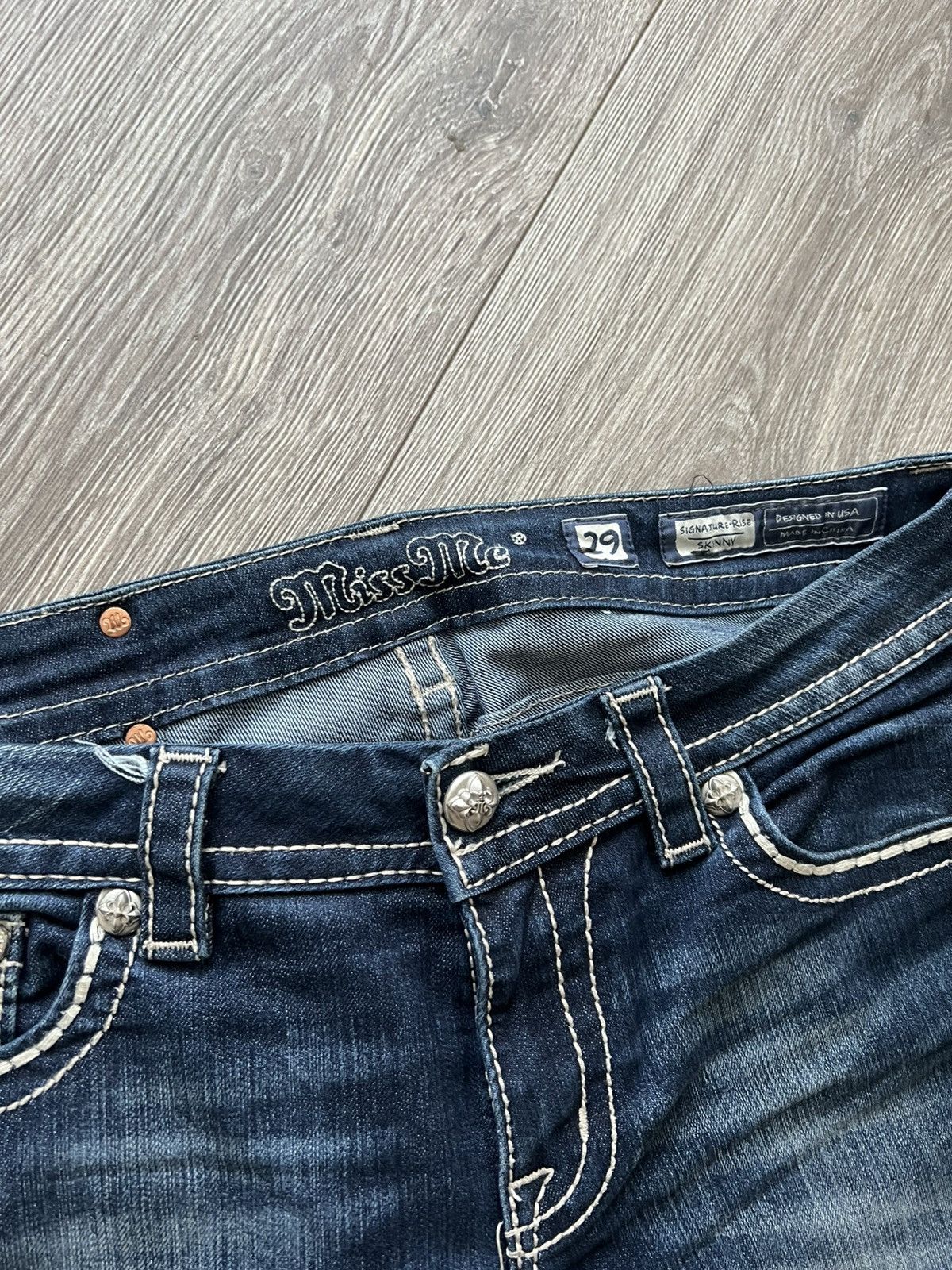 Miss Me Vintage Miss Me Jeans Y2K Skinny Size 29" - 12 Thumbnail