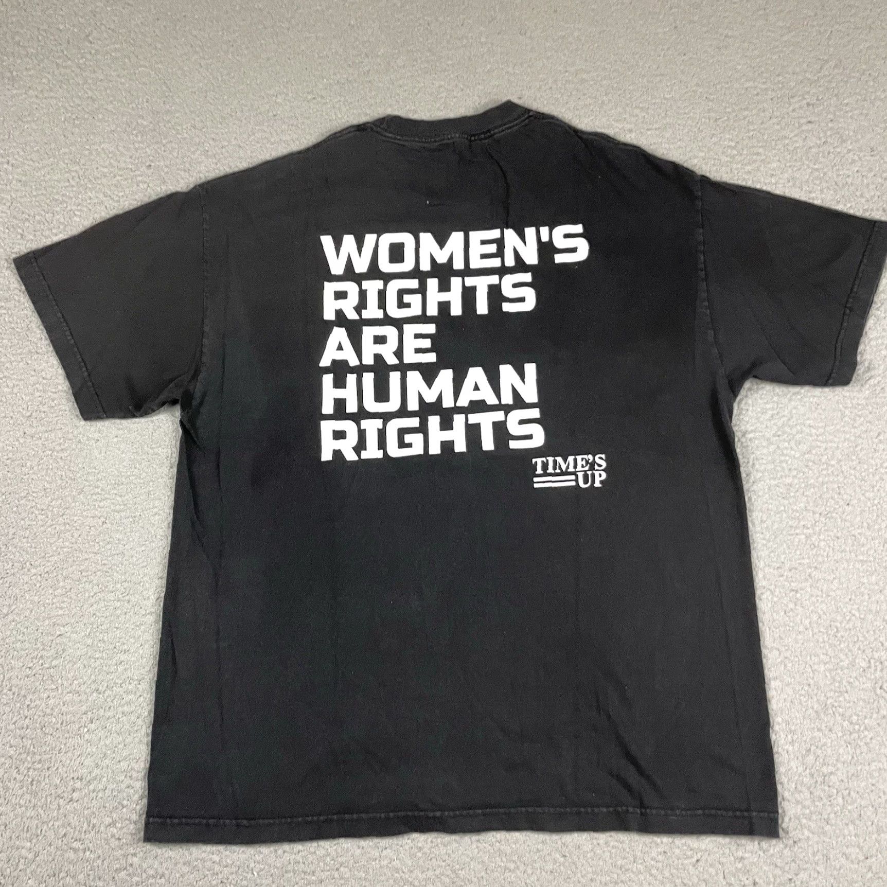 Vintage Womens T Shirt Adult XL 2018 Feminists Advocacy Protest Rights Times Up Shirt Size XL / US 12-14 / IT 48-50 - 3 Thumbnail