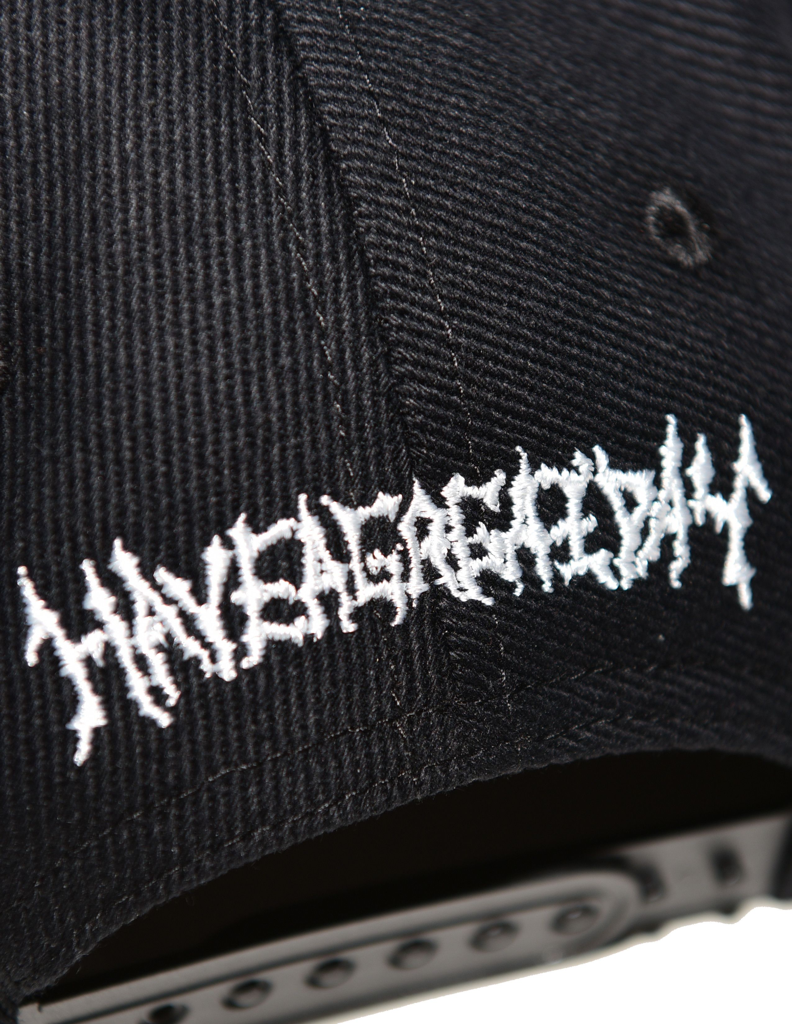 Asspizza HAVEAGREATDAY MAGAZINE Black Metal Yankees Hat Size ONE SIZE - 7 Thumbnail