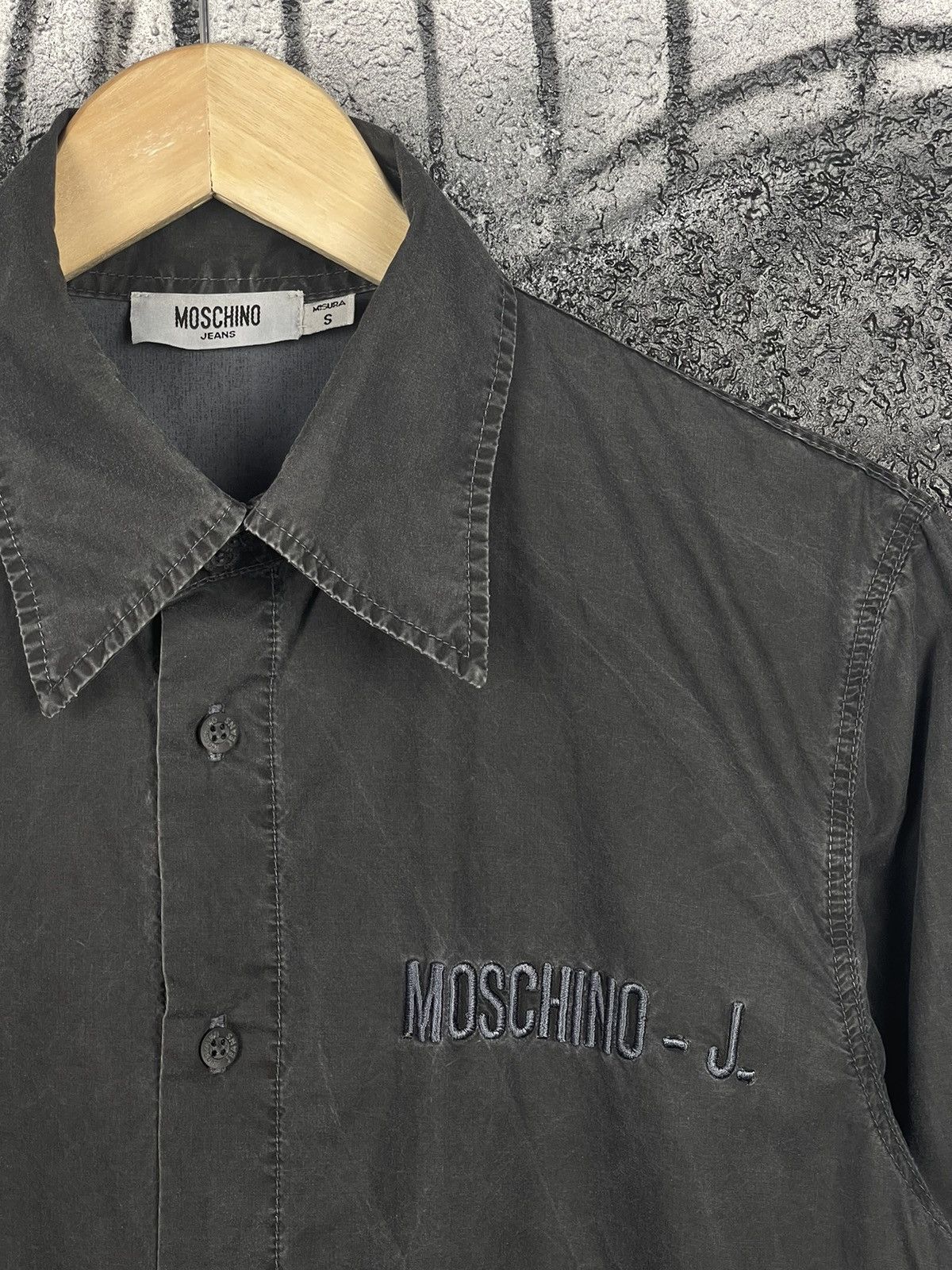 Moschino Moschino Jeans Washed Grey Shirts Button Up Men’s Size S Size US S / EU 44-46 / 1 - 5 Thumbnail