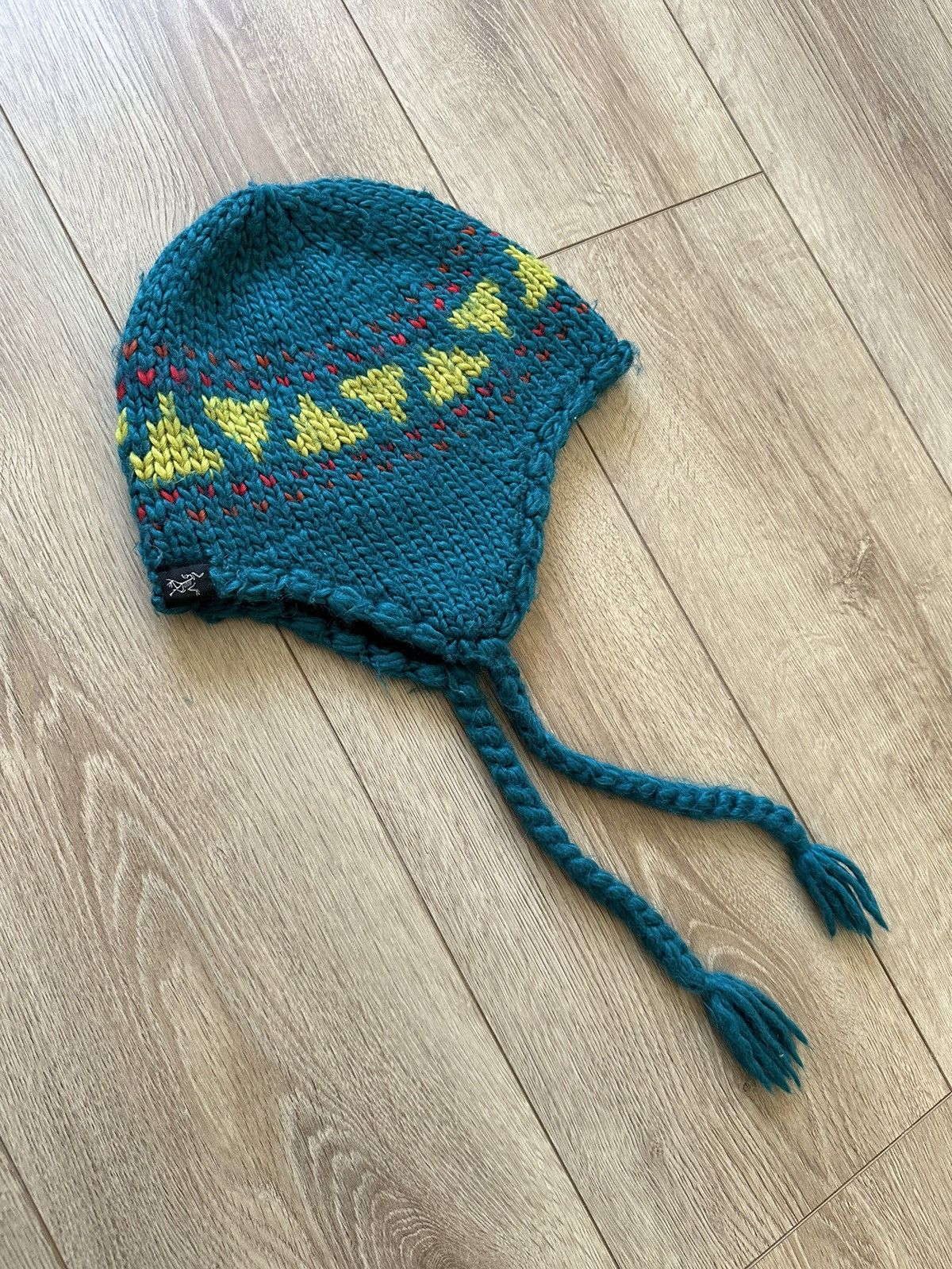 VTG Arc'teryx Contrail Wool Knit Toque Beanie Hat Rare