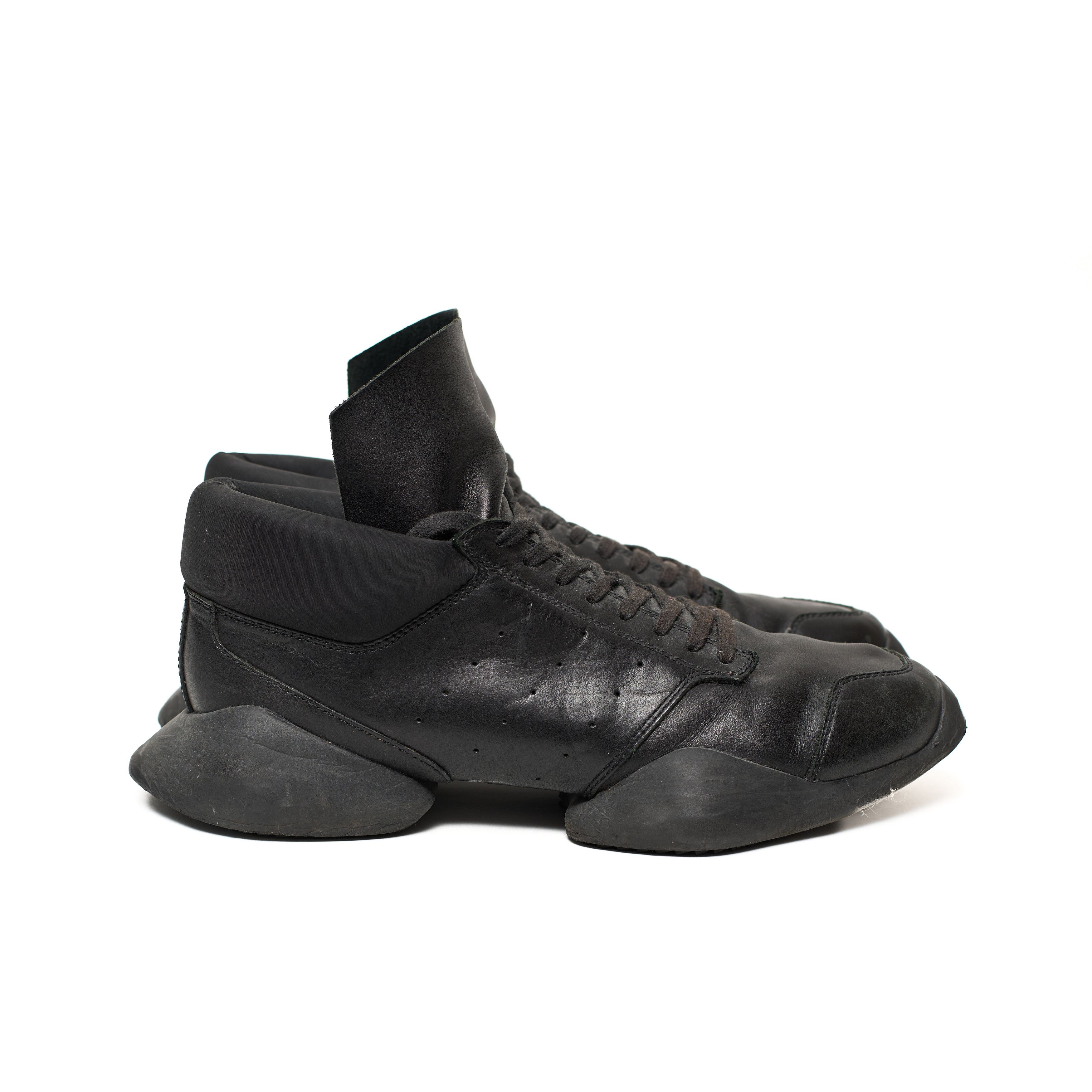 Adidas × Rick Owens Rick Owens Adidas Tech Runner Size 43 Black Size US 10 / EU 43 - 3 Thumbnail