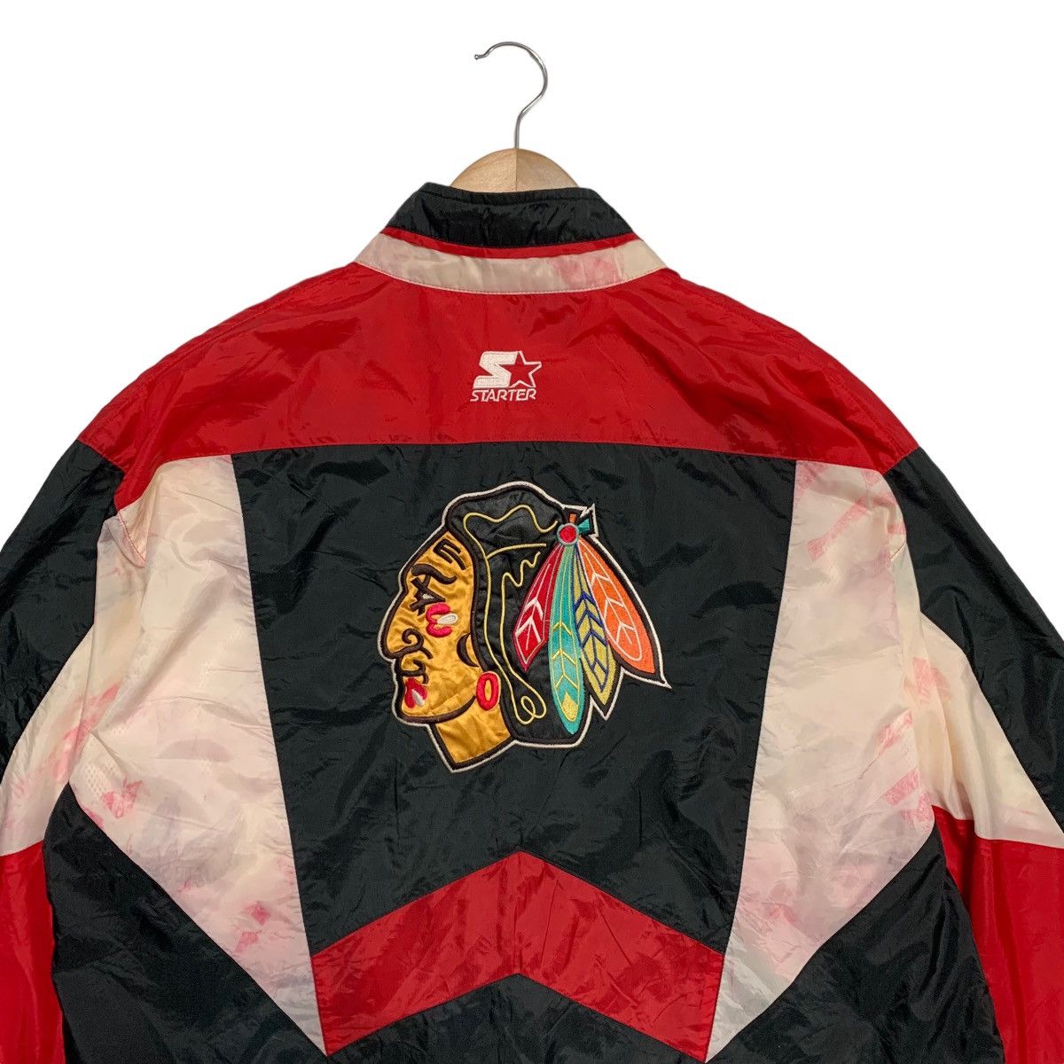 NHL Vintage Starter NHL Chicago Blackhawks Nylon Jacket Size US M / EU 48-50 / 2 - 4 Thumbnail