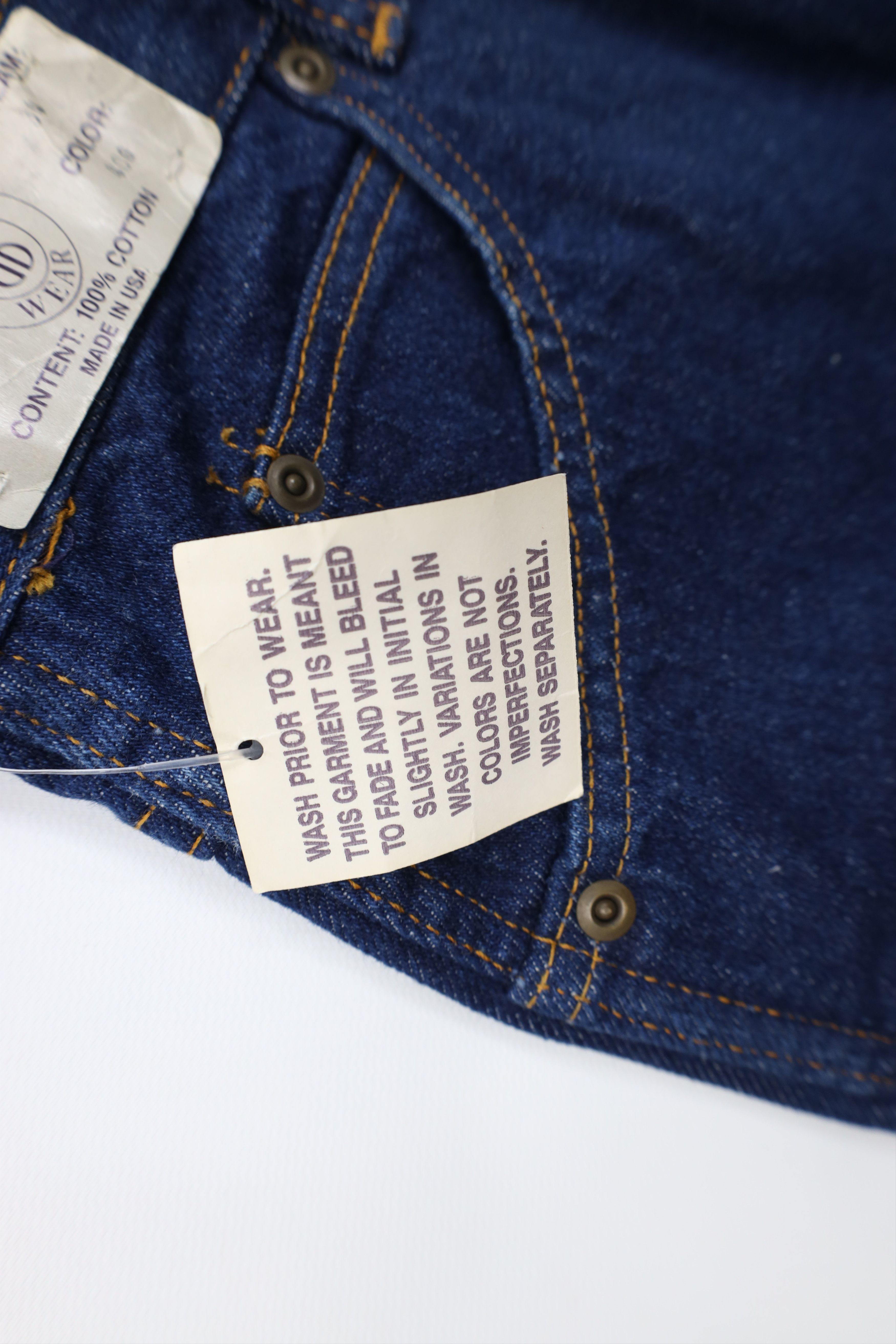 Vintage Deadstock Vintage 90s Streetwear Fit Denim Jeans Blue USA Size US 42 / EU 58 - 7 Thumbnail