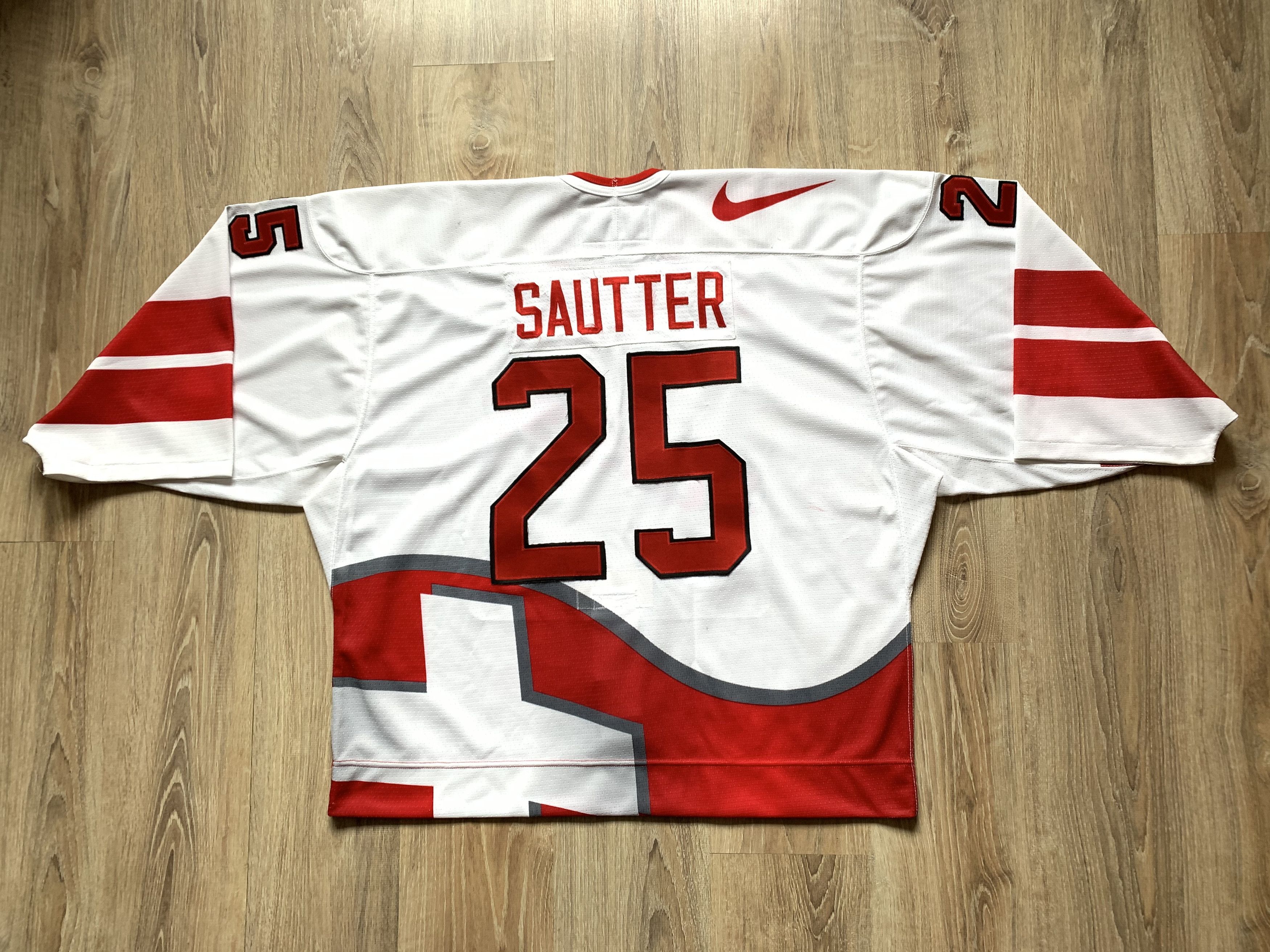 NHL × Nike × Vintage Switzerland Nike Authentic Hockey Jersey Sauter #25 Size US XL / EU 56 / 4 - 5 Thumbnail