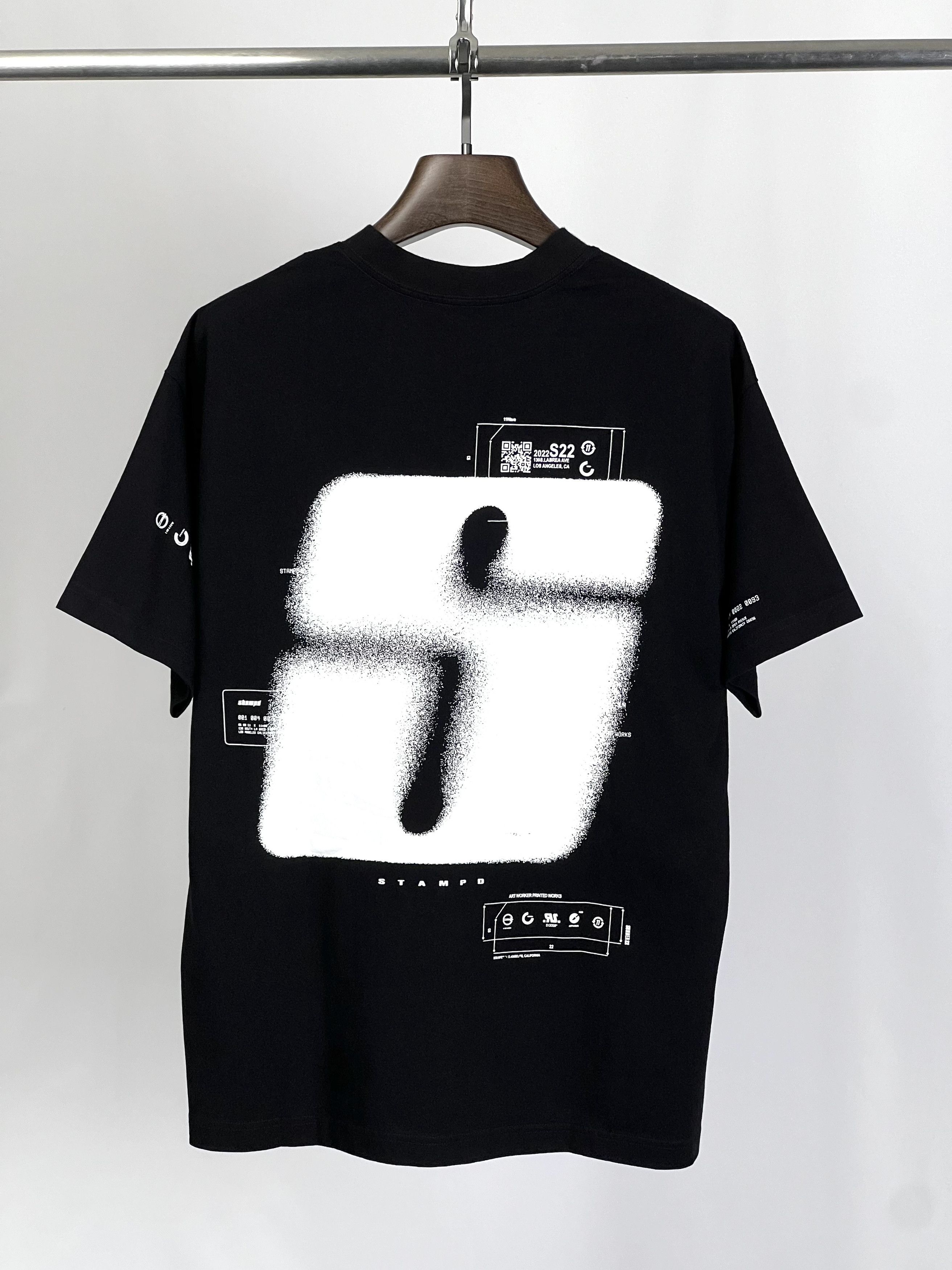 Stampd Brand New TRANSIT RELAXED TEE / BLK SS24 Size US M / EU 48-50 / 2 - 2 Thumbnail