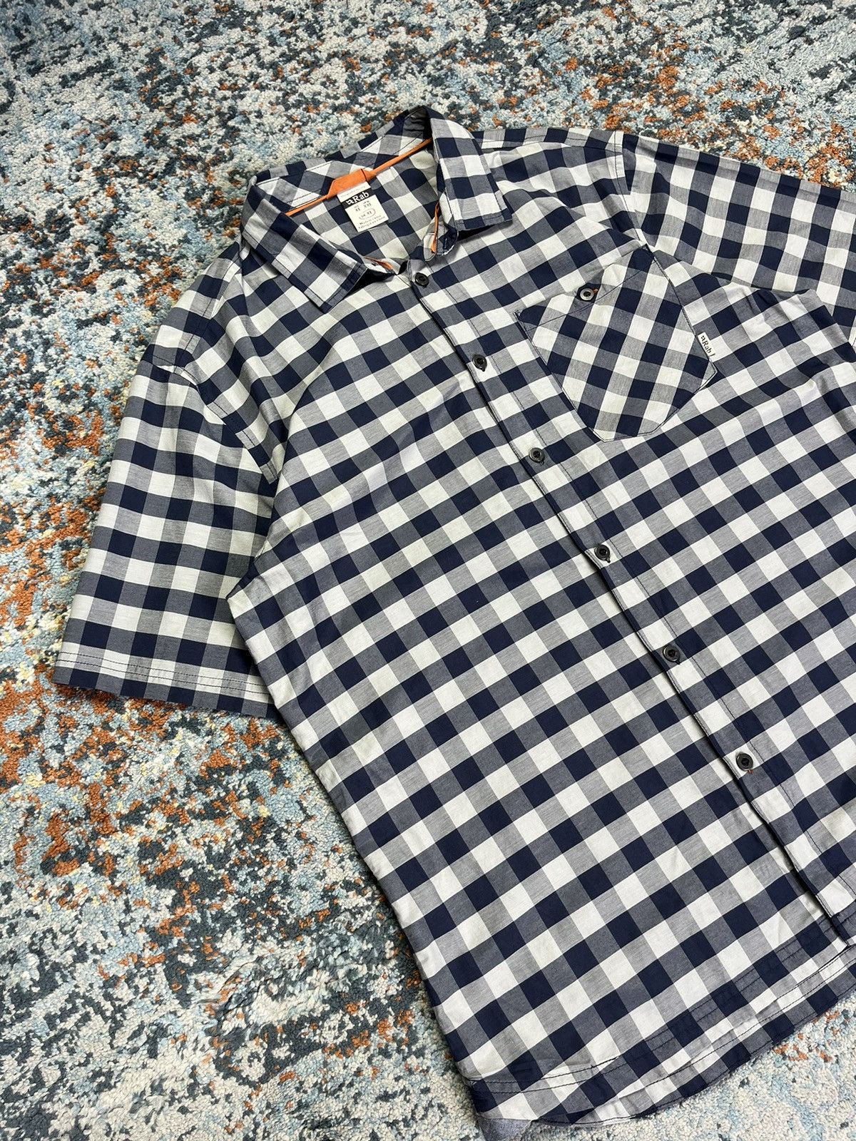 Rab × Vintage Vintage y2k Rab checked plaid thin summer shirt Size US XL / EU 56 / 4 - 2 Thumbnail