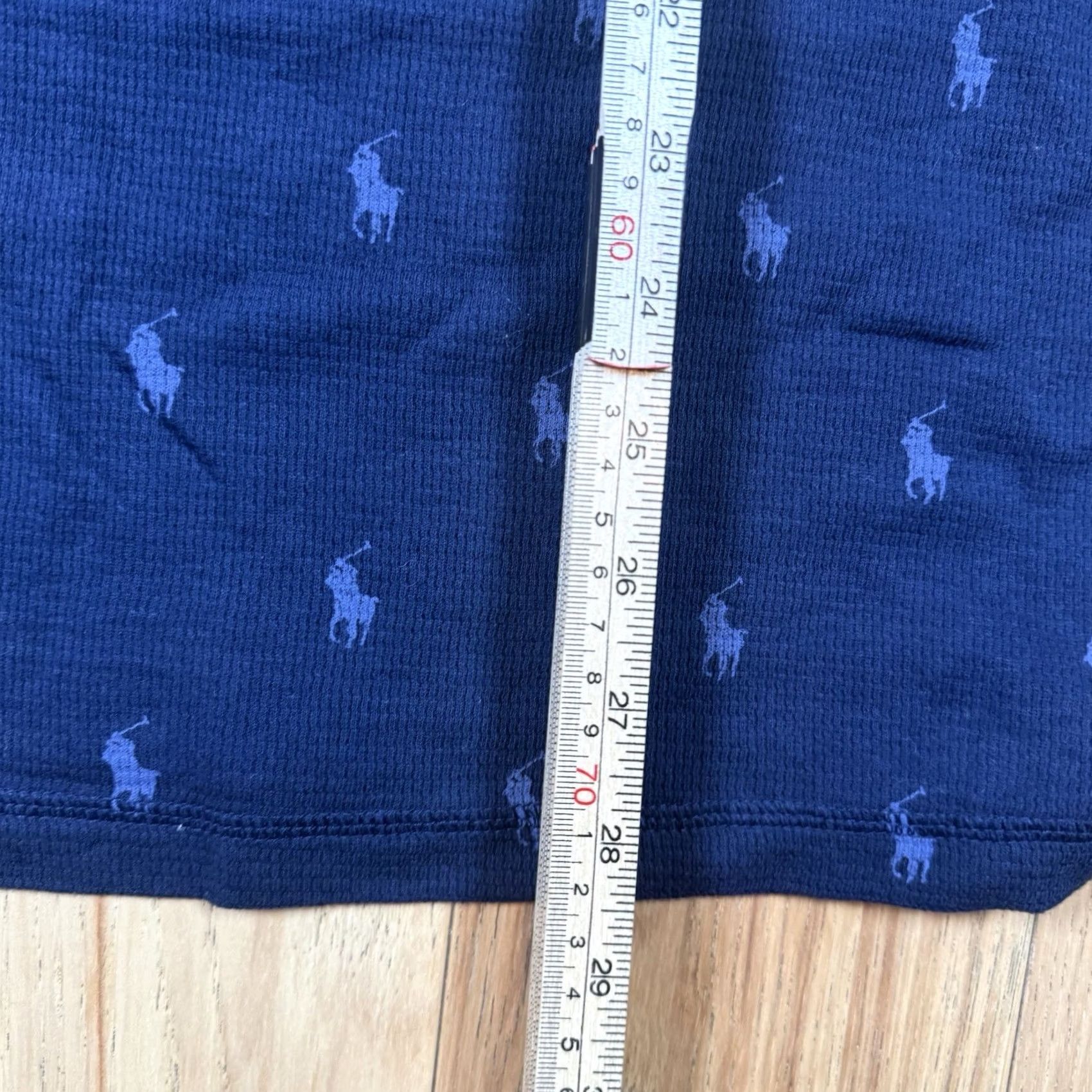 Polo Ralph Lauren Polo Ralph Lauren Sleepwear Thermal Shirt L Mens Blue All Over Pony Size US L / EU 52-54 / 3 - 7 Thumbnail