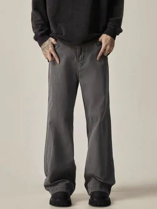 Japanese Brand Retro vibe casual straight work jeans Size US 33 - 1 Thumbnail