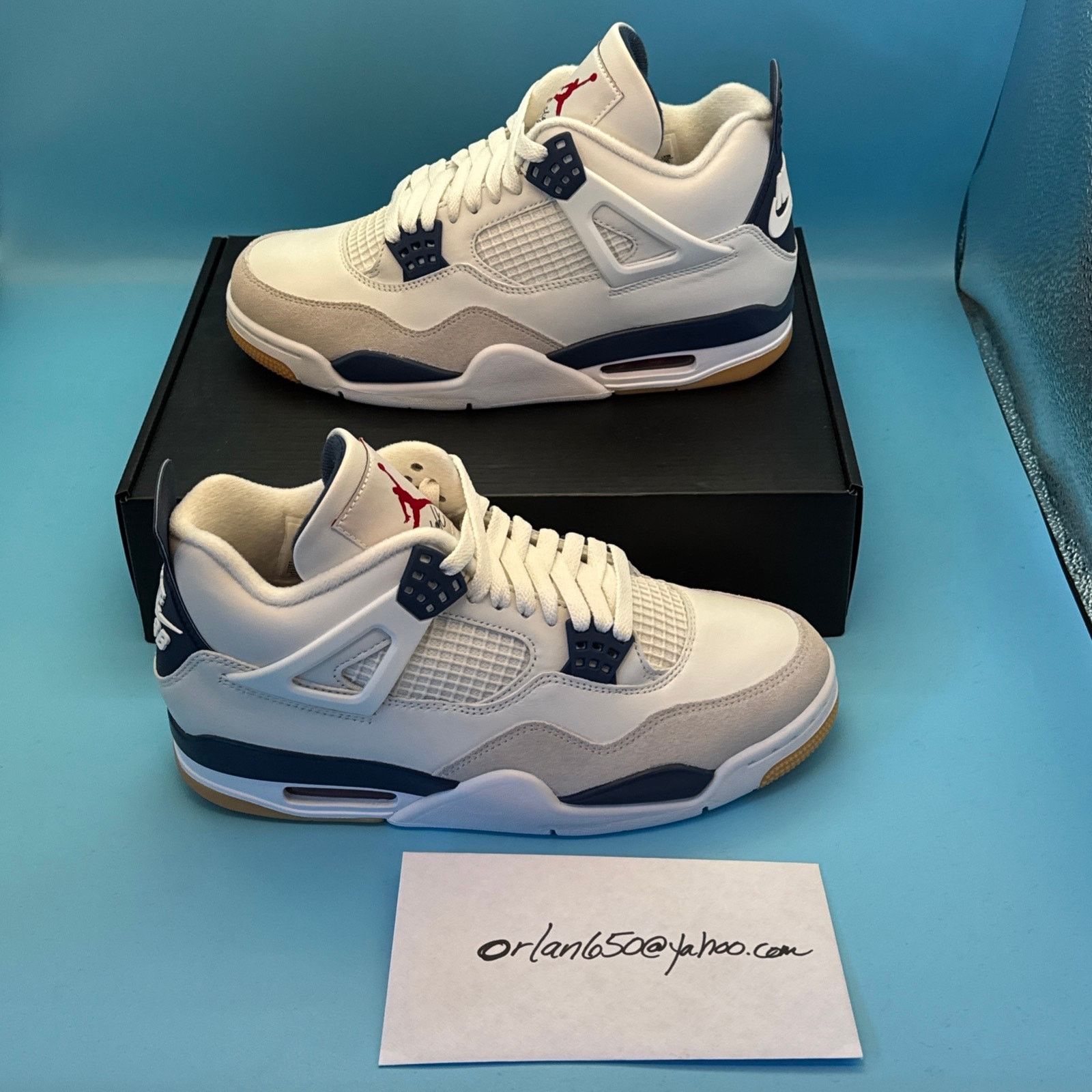 Nike Jordan 4 Retro SB 2025 Navy m8 w9.5 Size US 8 / EU 41 - 3 Thumbnail
