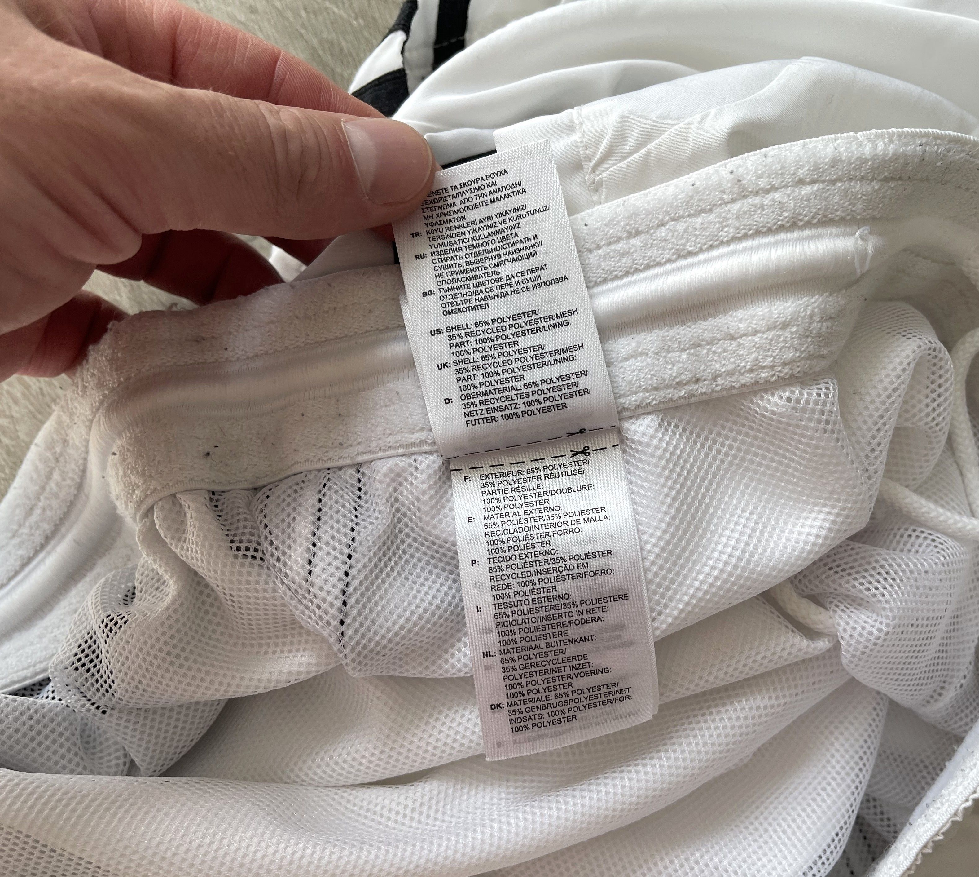 Adidas Adidas Climacool. White Sports Shorts. Size US 38 / EU 54 - 6 Thumbnail
