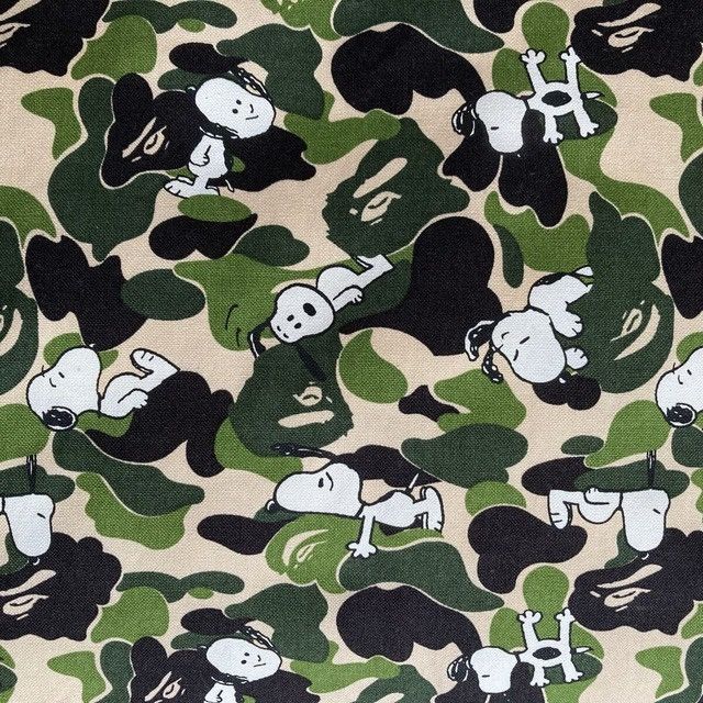 Bape BAPE × Snoopy ABC Camo Bean Bag Cushion Pillow Cushion Size ONE SIZE - 2 Thumbnail