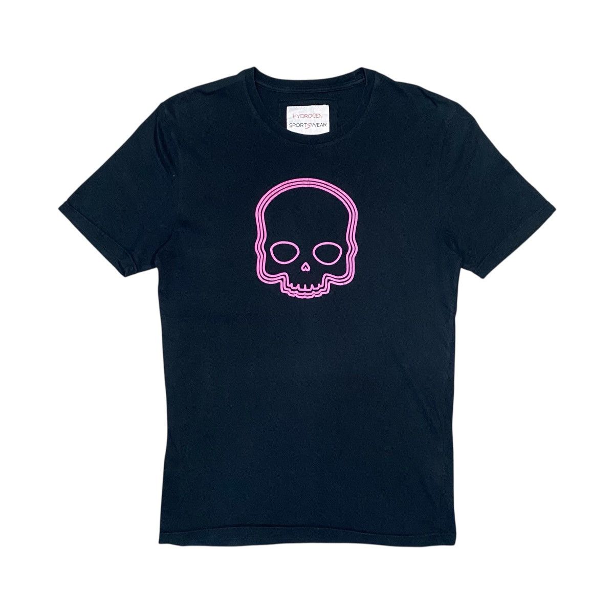 HYDROGEN SPORTSWEAR PINK SKULL T SHIRT