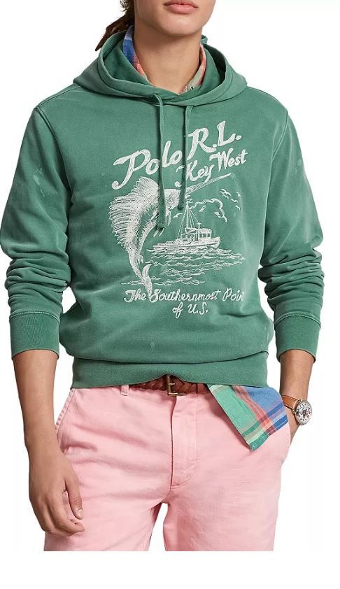 Polo Ralph Lauren Polo Ralph Lauren Embroidered Graphic Fleece Hoodie Size US XXL / EU 58 / 5 - 4 Thumbnail