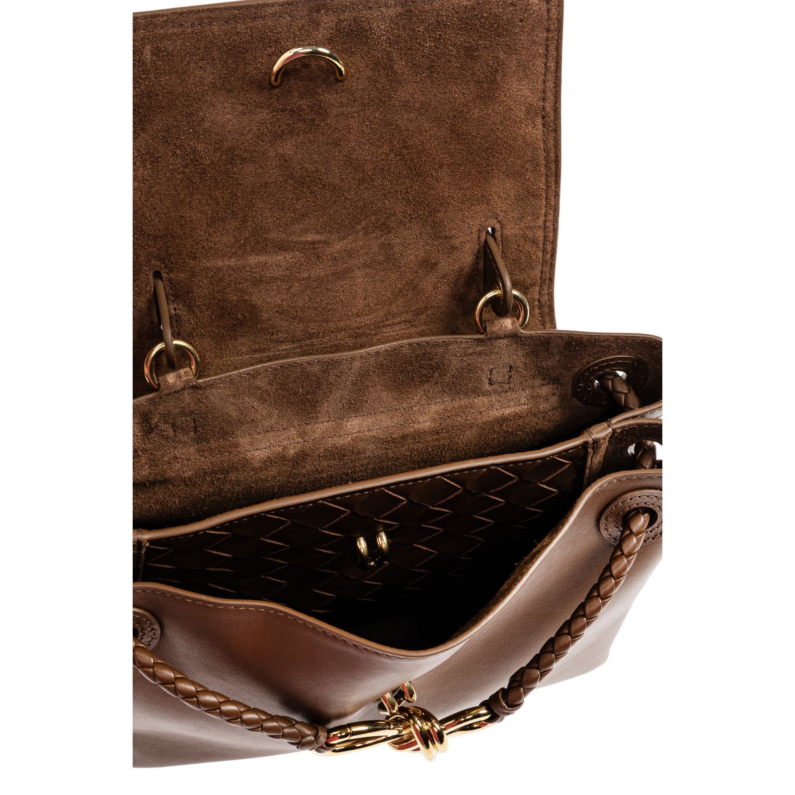 Bottega Veneta BOTTEGA VENETA Ciao Ciao Small $4900 Brown Leather Top Handl Size ONE SIZE - 4 Thumbnail
