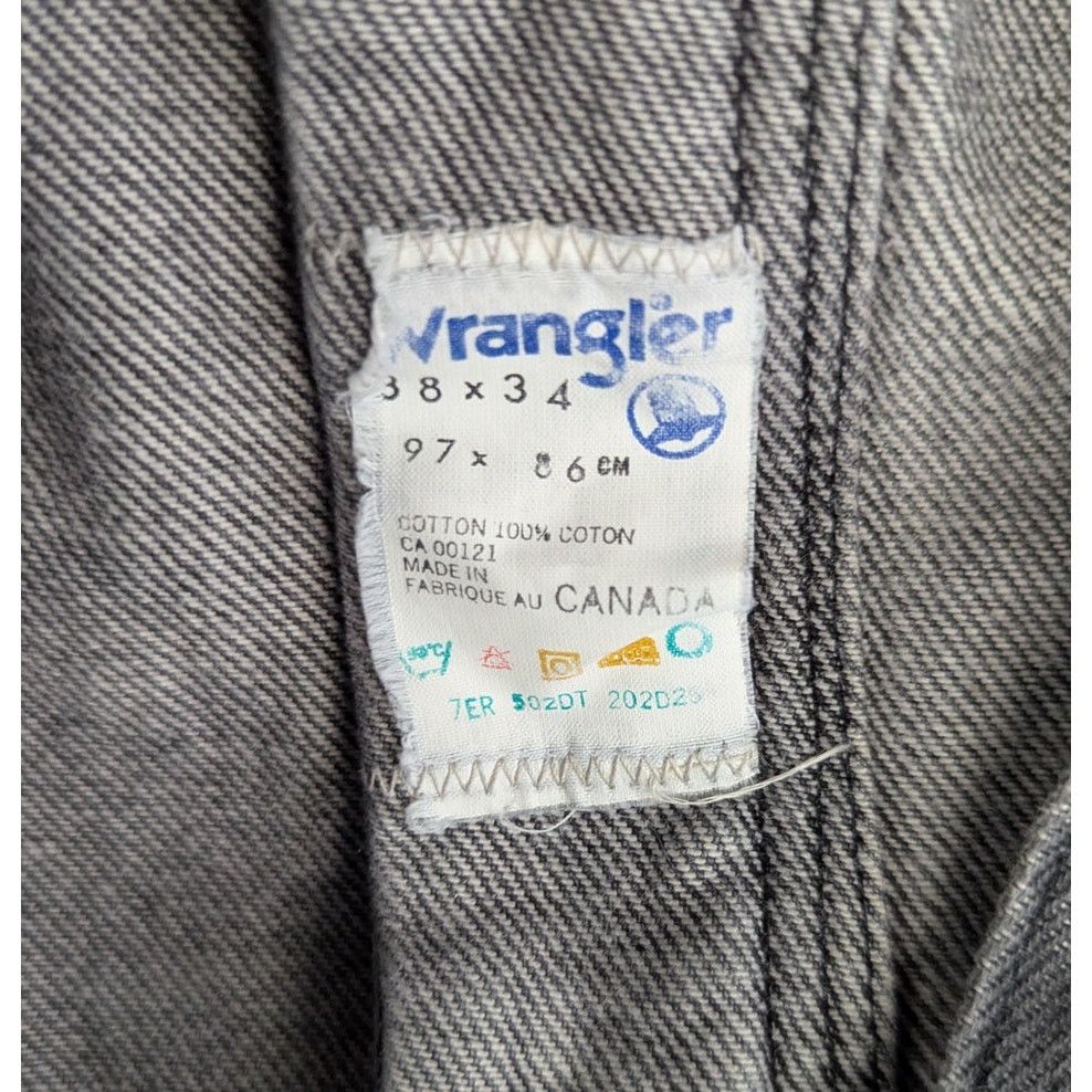 Vintage × Wrangler Vintage Wrangler 202 Blue Bell Made in Canada Black Jeans Size US 36 / EU 52 - 5 Thumbnail