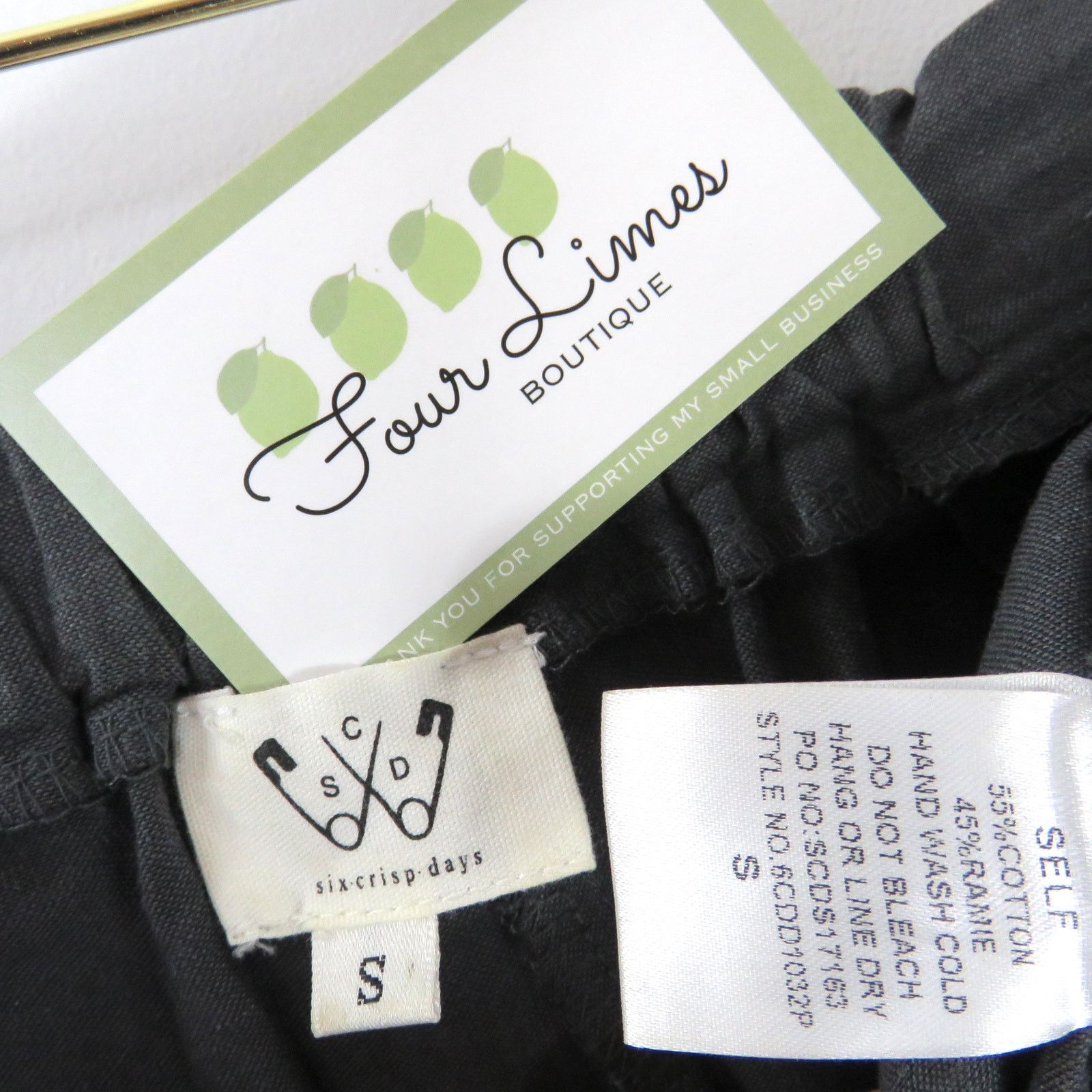 Anthropologie Anthro Six Crisp Days Gray High Rise Wide Leg Pants Small Size 27" / US 4 / IT 40 - 5 Thumbnail