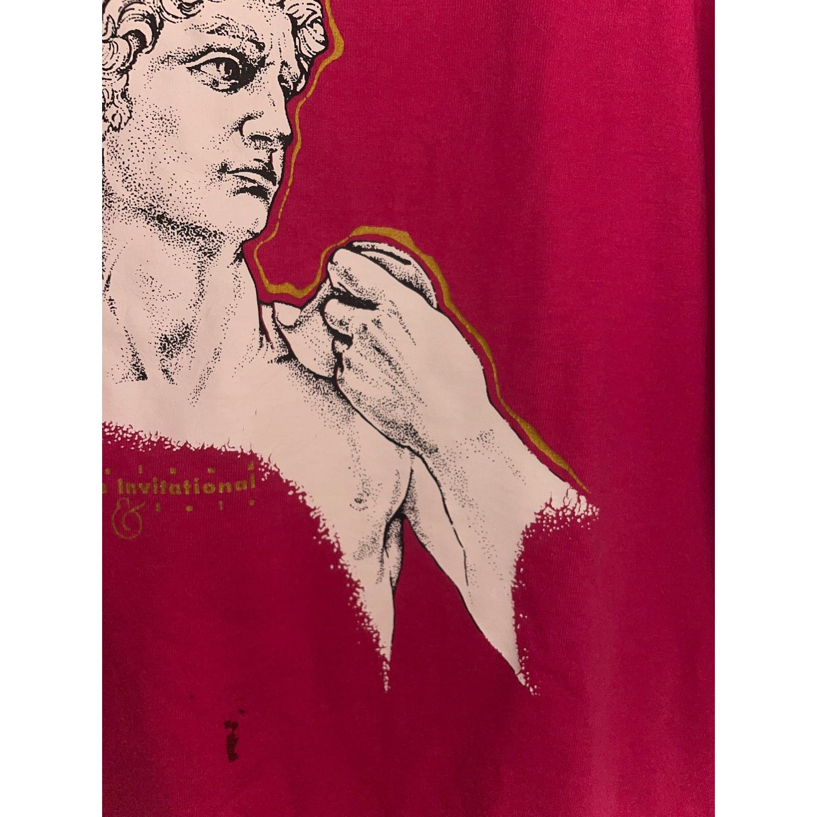 Vintage Vintage Loveland Sculpture Shirt Michelangelo Art Stained Size US L / EU 52-54 / 3 - 3 Thumbnail