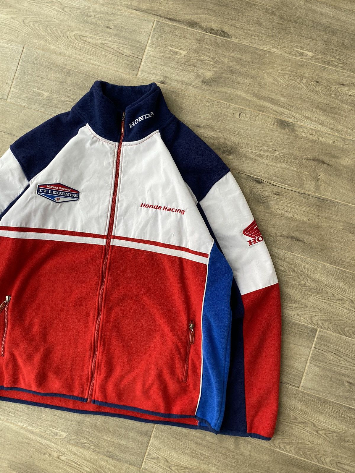 Formula 1 × Honda Honda Vintage Racing Fleece Jacket Size US XL / EU 56 / 4 - 4 Thumbnail