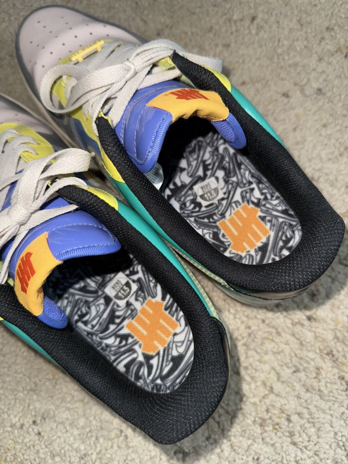 Nike × Undefeated Nike X Undefeated Air Force 1 Size US 11.5 / EU 44-45 - 5 Thumbnail