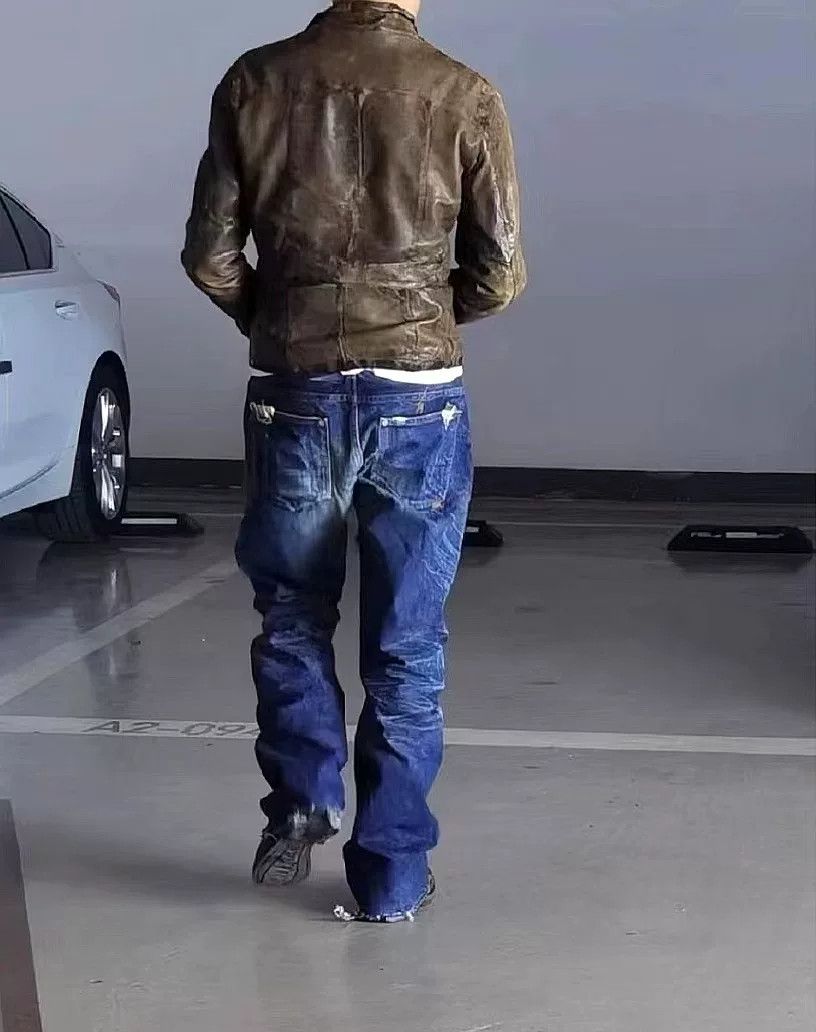 Giorgio Brato Giorgio Brato Vintage Distressed Leather Jacket Size US M / EU 48-50 / 2 - 1 Thumbnail