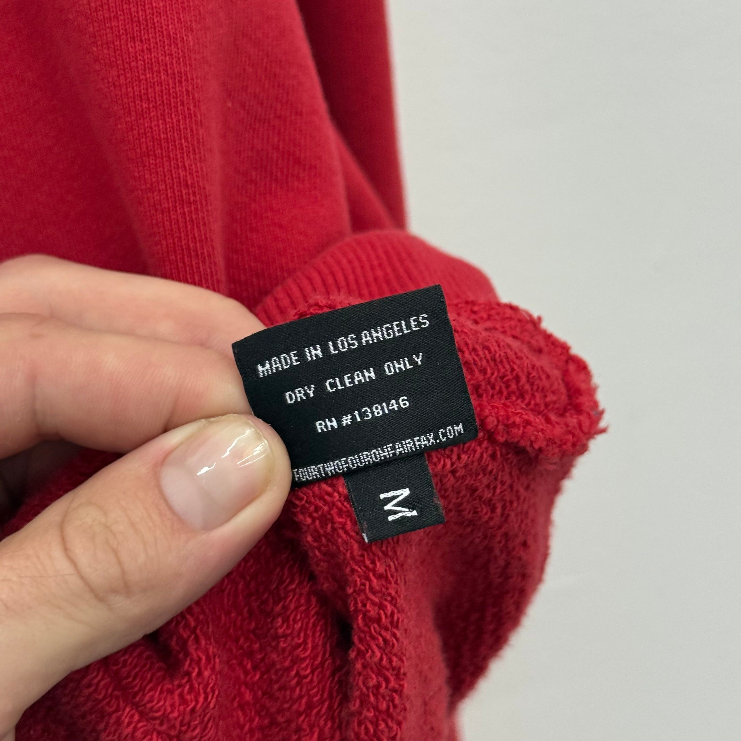 424 424 Today Red Hoodie - Size M Size US M / EU 48-50 / 2 - 5 Thumbnail