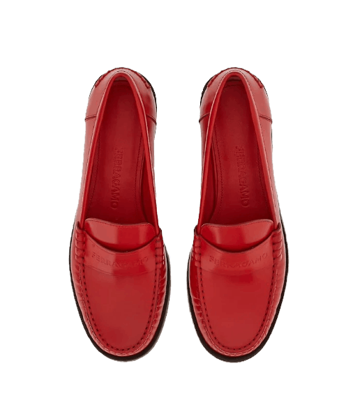Salvatore Ferragamo o1s1rm0924 Irina Loafers in Flame Red Size US 6.5 / IT 36.5 - 5 Thumbnail